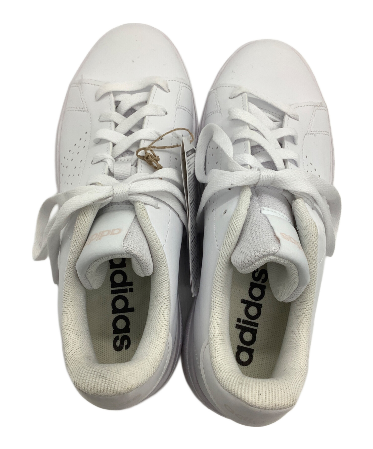 未使用⭐︎アディダス スニーカー24.5 中古・古着通販】adidas (アディダス) ローカットスニーカー ホワイト