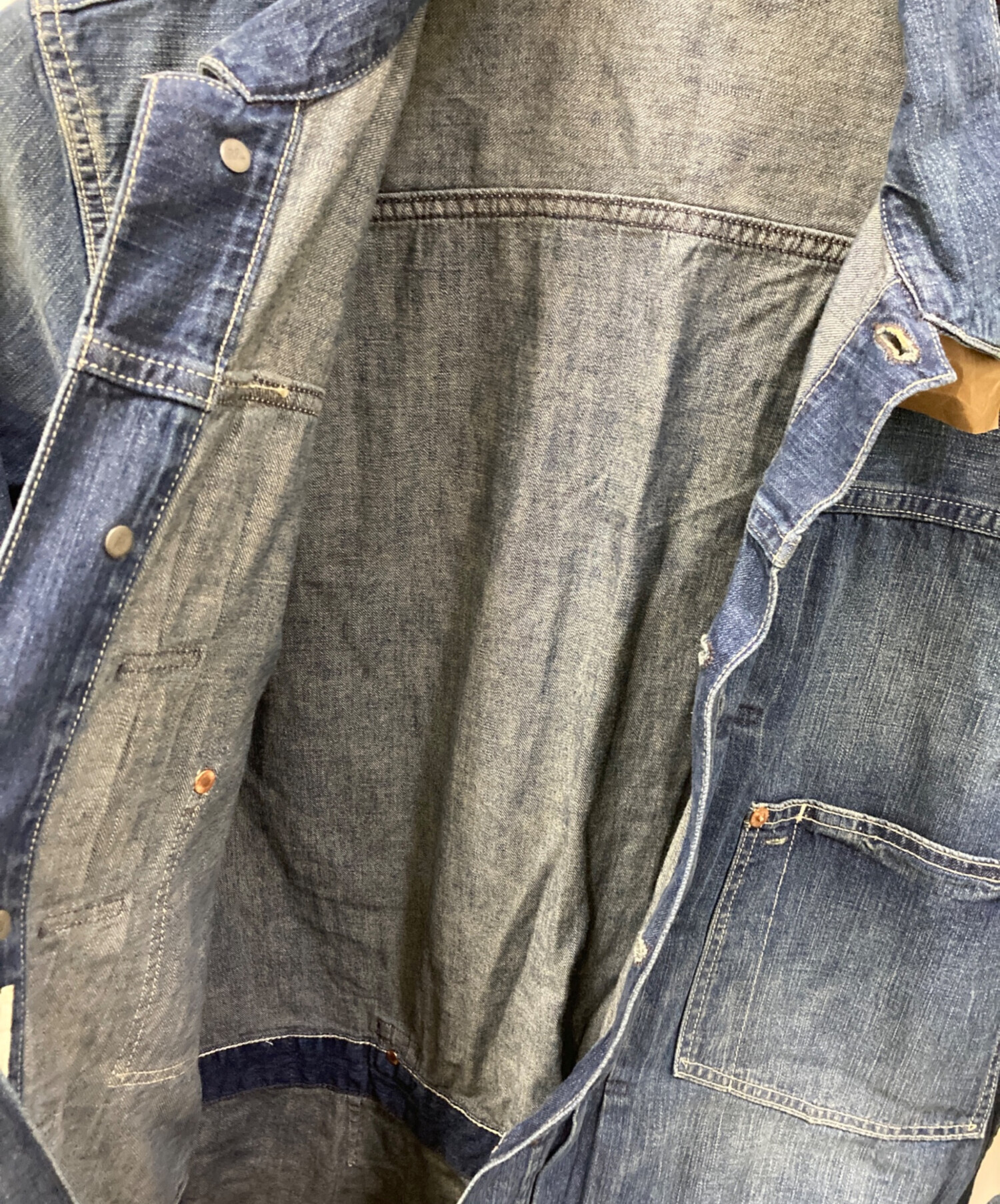 中古・古着通販】RRL (ダブルアールエル) オールインワン インディゴ