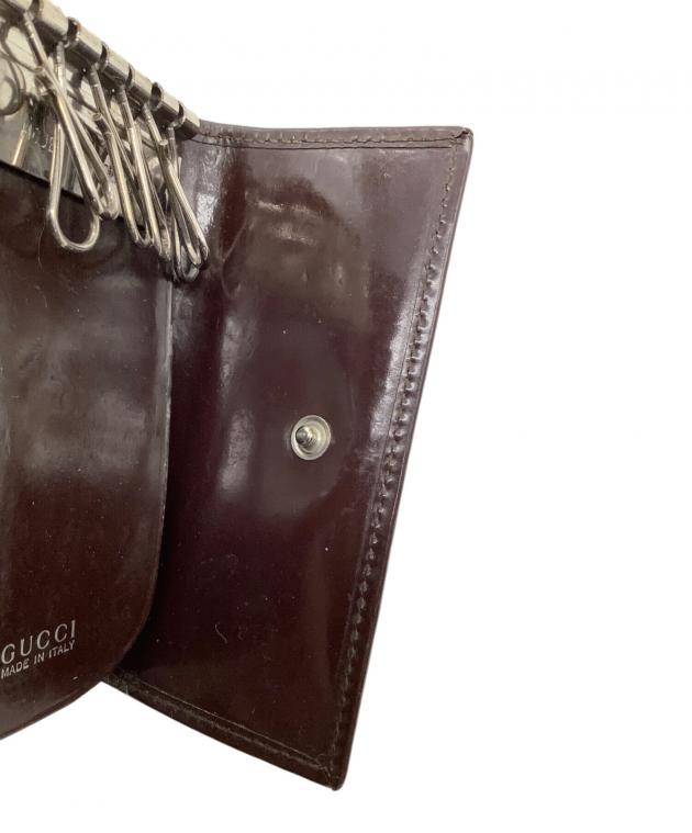 中古・古着通販】GUCCI (グッチ) 6連キーケース ブラウン｜ブランド
