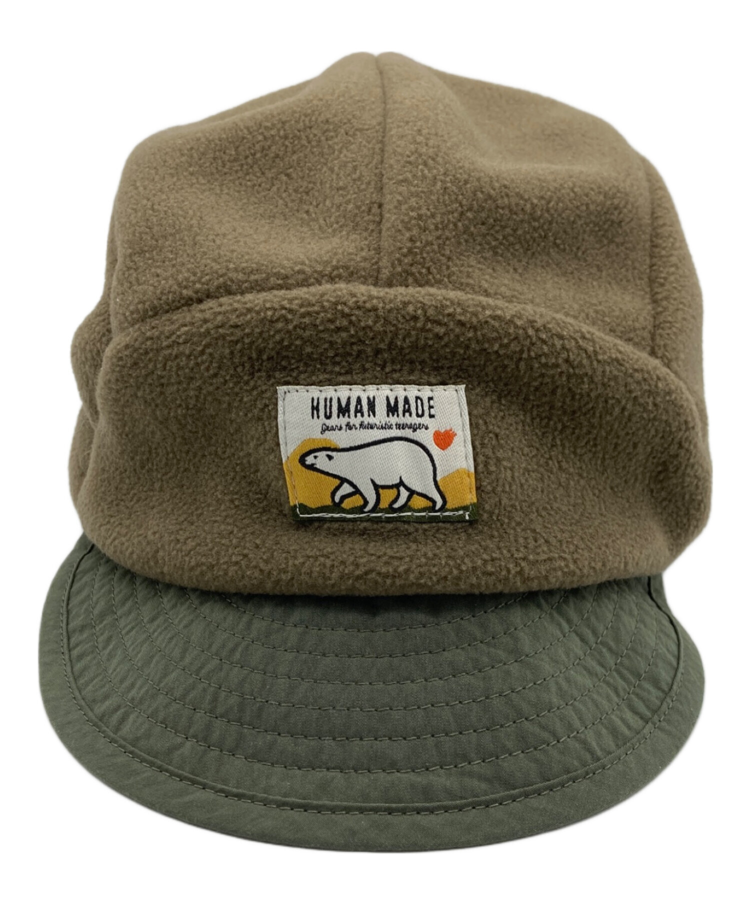 中古・古着通販】HUMAN MADE (ヒューマンメイド) FLEECE CAP ブラウン