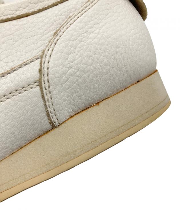 中古・古着通販】BURBERRY (バーバリー) レザースニーカー ホワイト