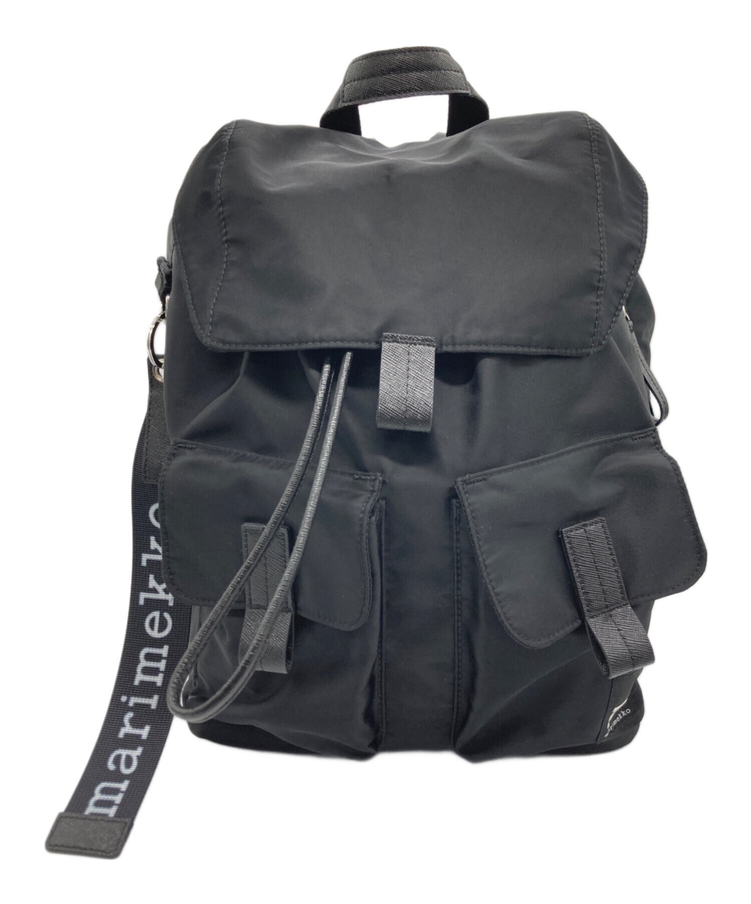 マリメッコ marimekko リュック ブラック marimekko マリメッコ MARIMEKKO バッグ バックパック（リュック