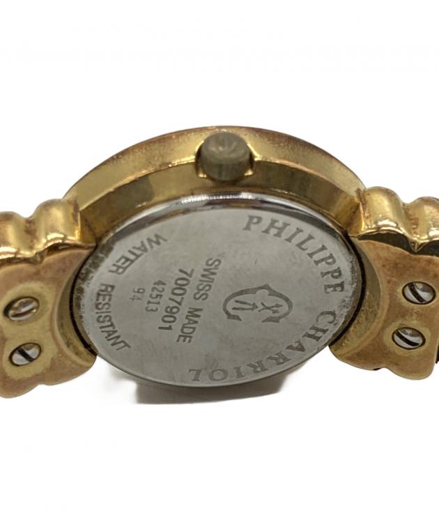【稼働】美品★PHILIPPE CHARRIOLフィリップシャリオール 腕時計 中古・古着通販】PHILIPPE CHARRIOL (フィリップ シャリオール) リスト