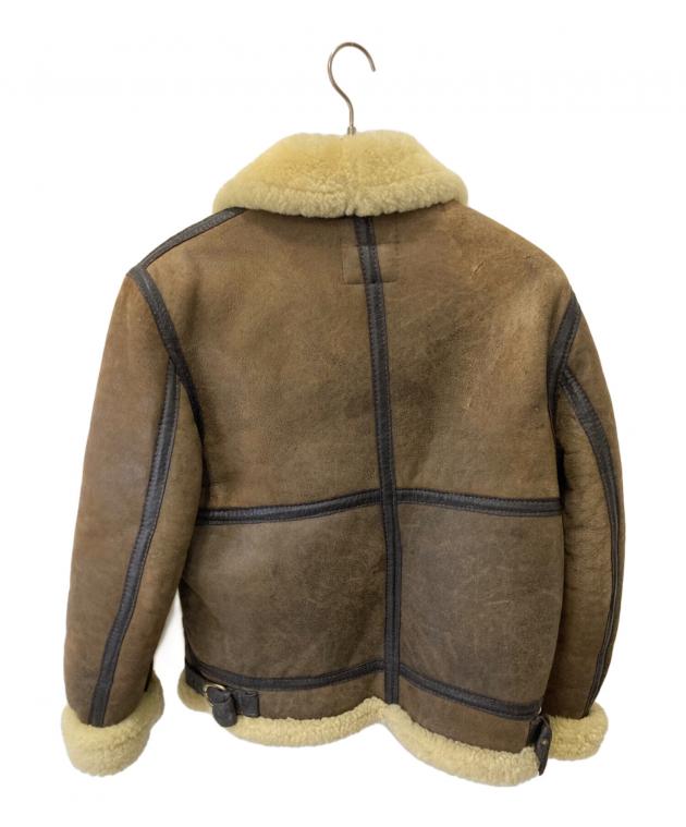 SCHOTT フライトジャケットボアムートン　サイズ40 中古・古着通販】schott (ショット) B-3ムートンフライトジャケット