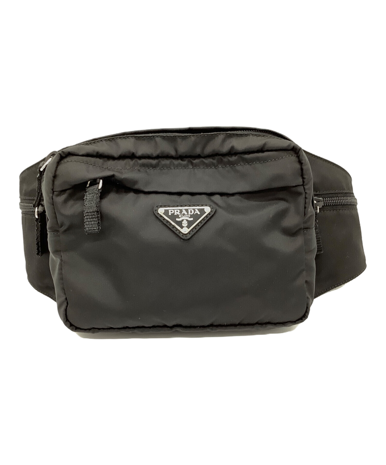 中古・古着通販】PRADA (プラダ) ウエストバッグ ブラック｜ブランド
