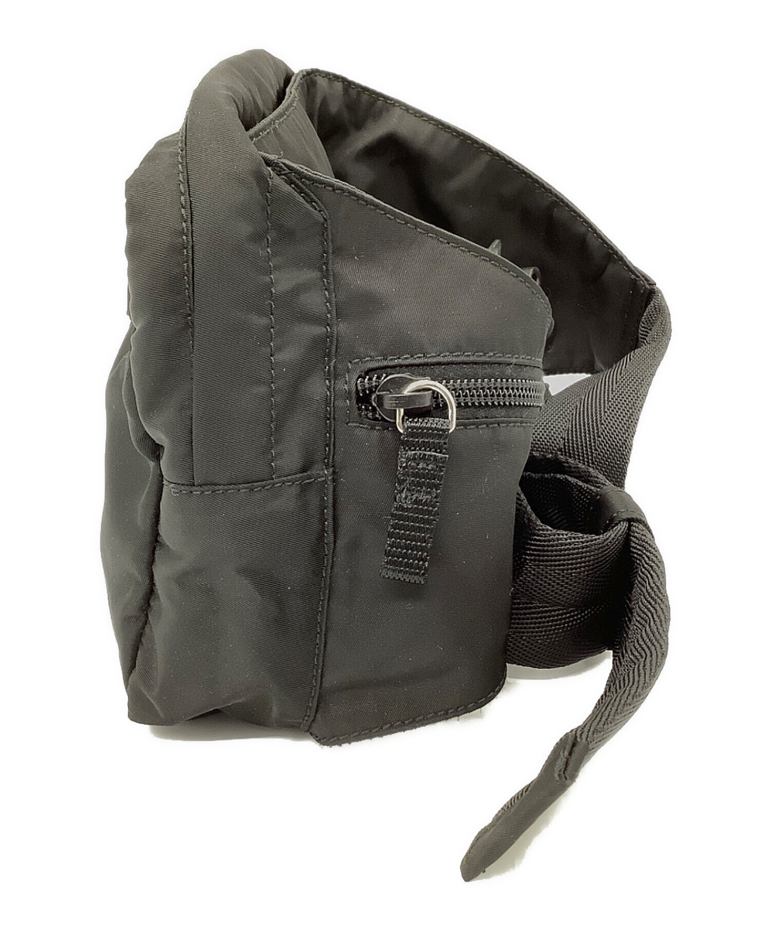 中古・古着通販】PRADA (プラダ) ウエストバッグ ブラック｜ブランド