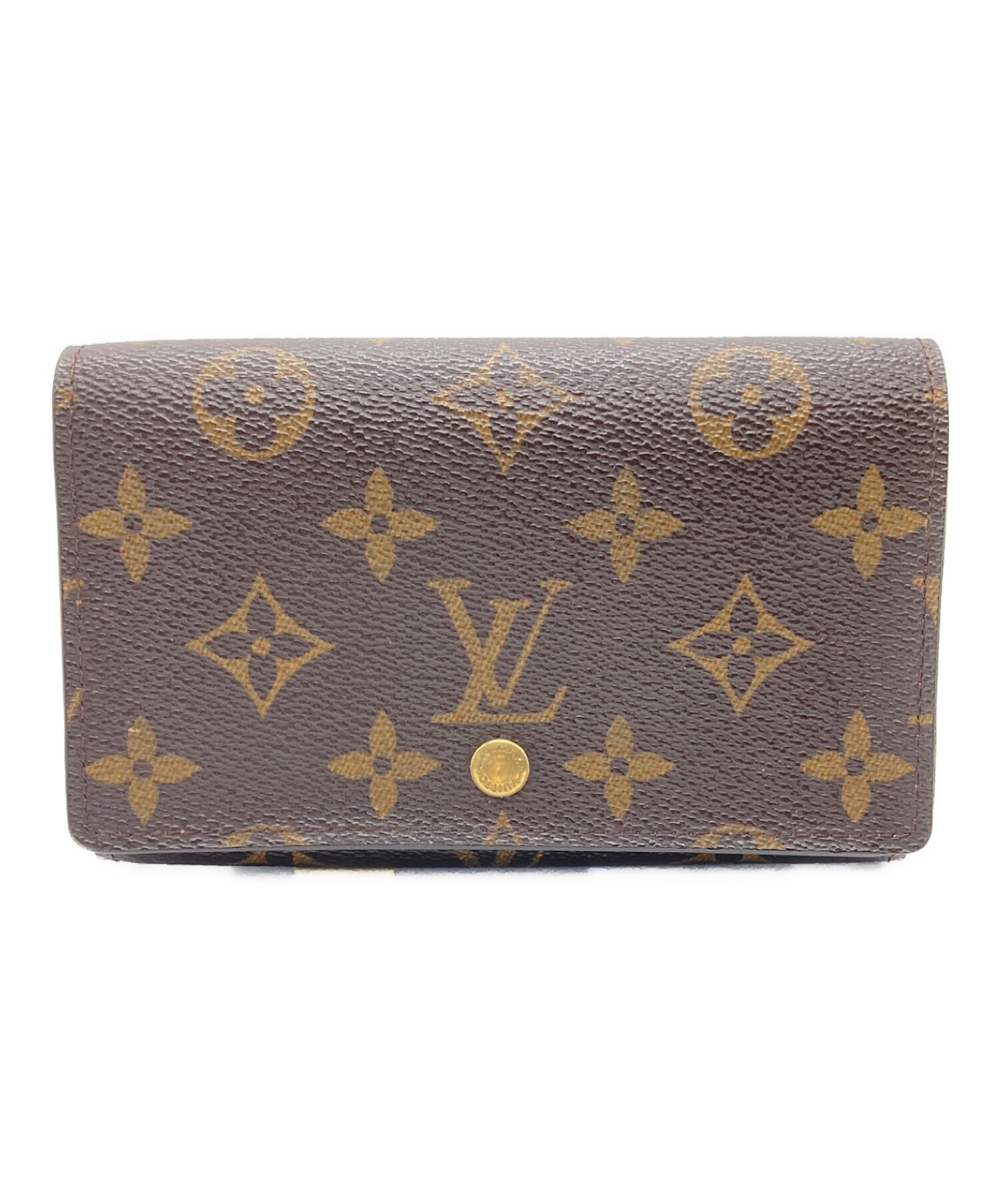 LOUIS VUITTON　ヴィトン　モノグラム　ポルト モネ ビエ トレゾール 中古・古着通販】LOUIS VUITTON (ルイ ヴィトン) ポルトモネ・ビエ
