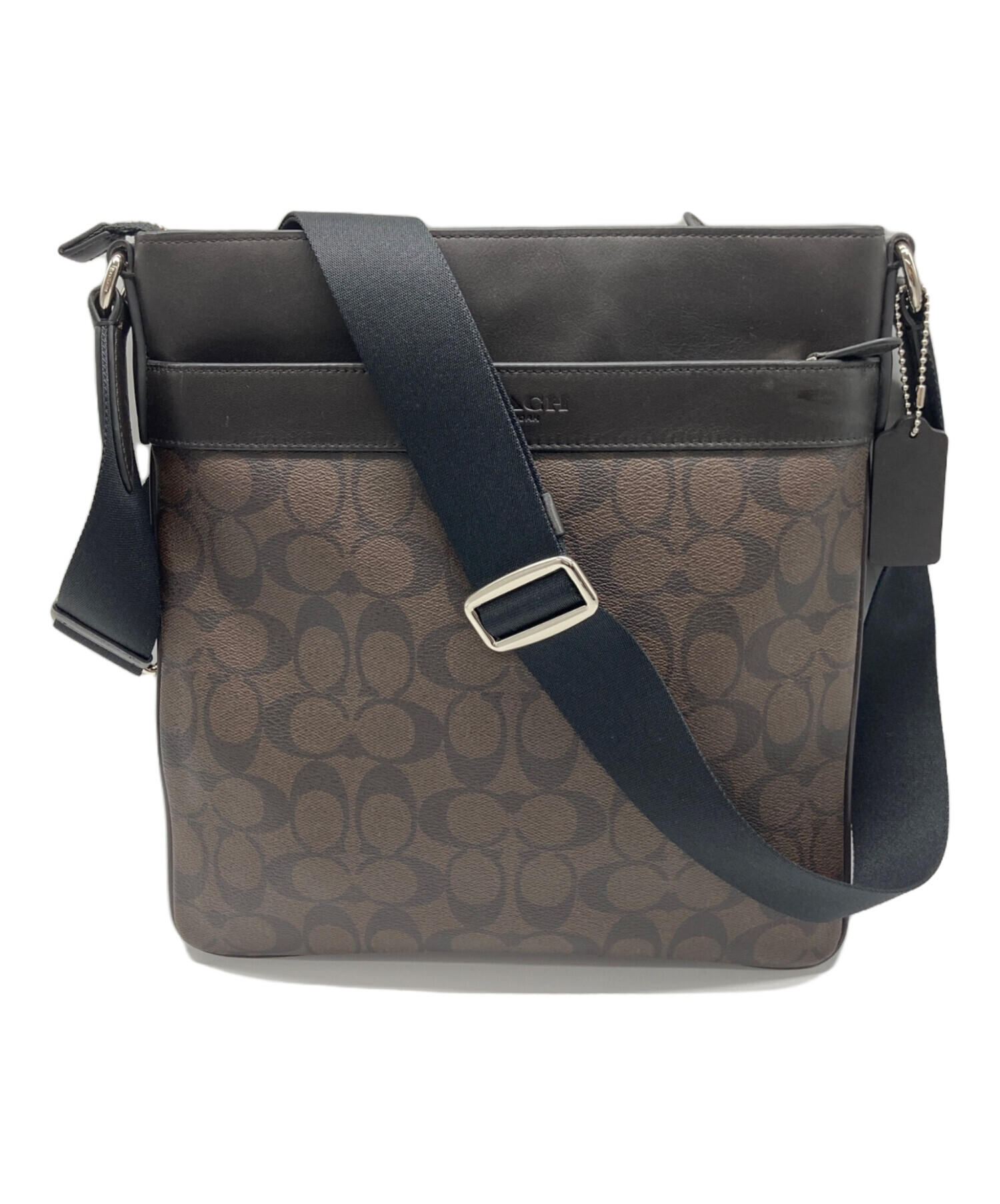 中古・古着通販】COACH (コーチ) ショルダーバッグ ブラウン｜ブランド