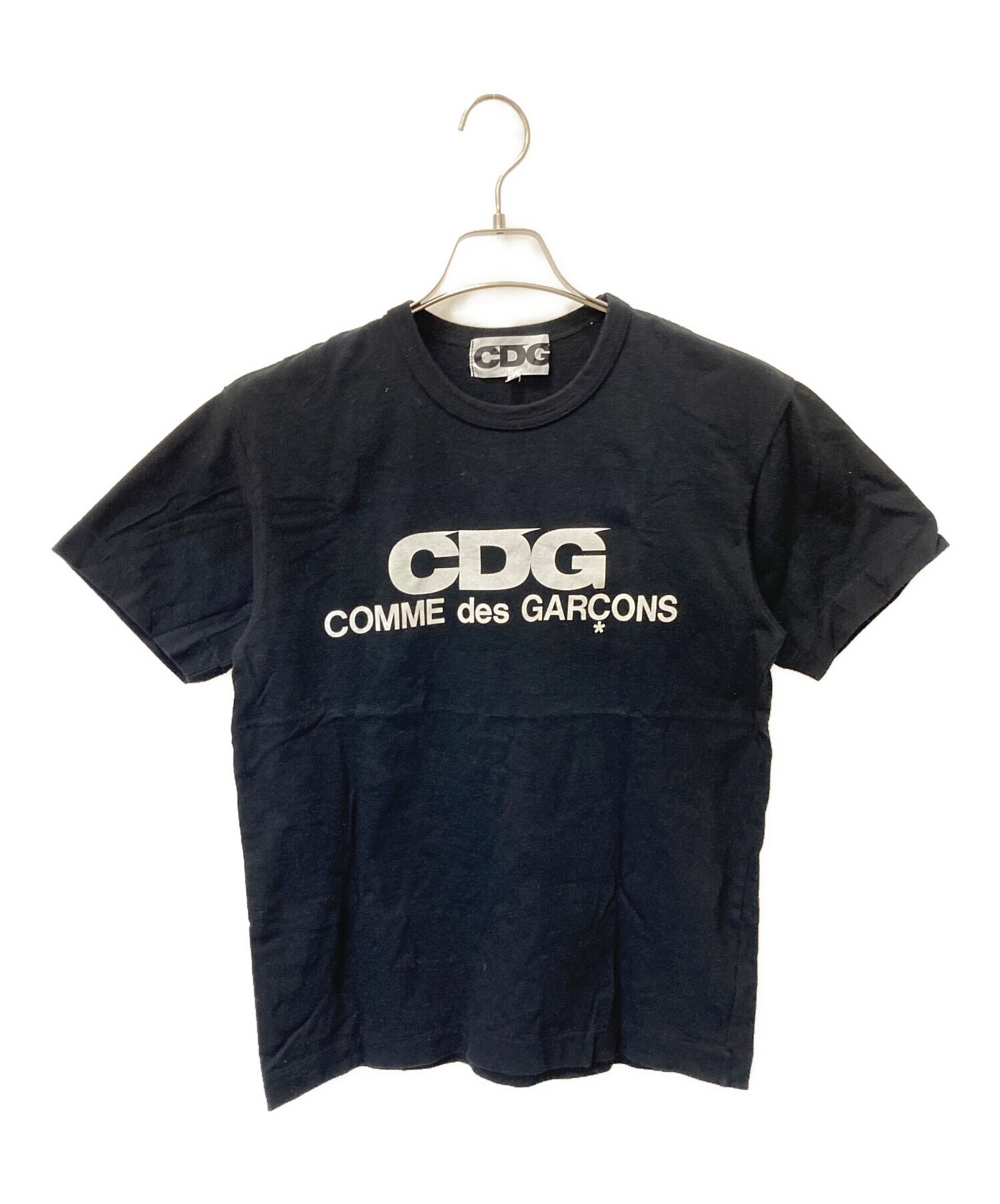 CDG シーディージー Tシャツ・カットソー メンズ 【古着】【中古】 中古・古着通販】CDG (シーディージー) 半袖カットソー ブラック