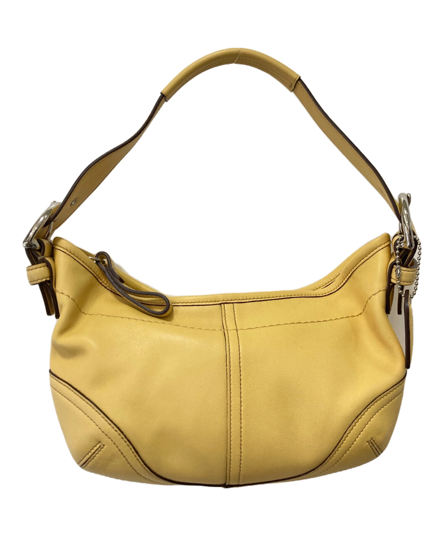 【未使用】COACH イエロー ショルダーバッグ CK955 中古・古着通販】COACH (コーチ) ワンショルダーバッグ イエロー