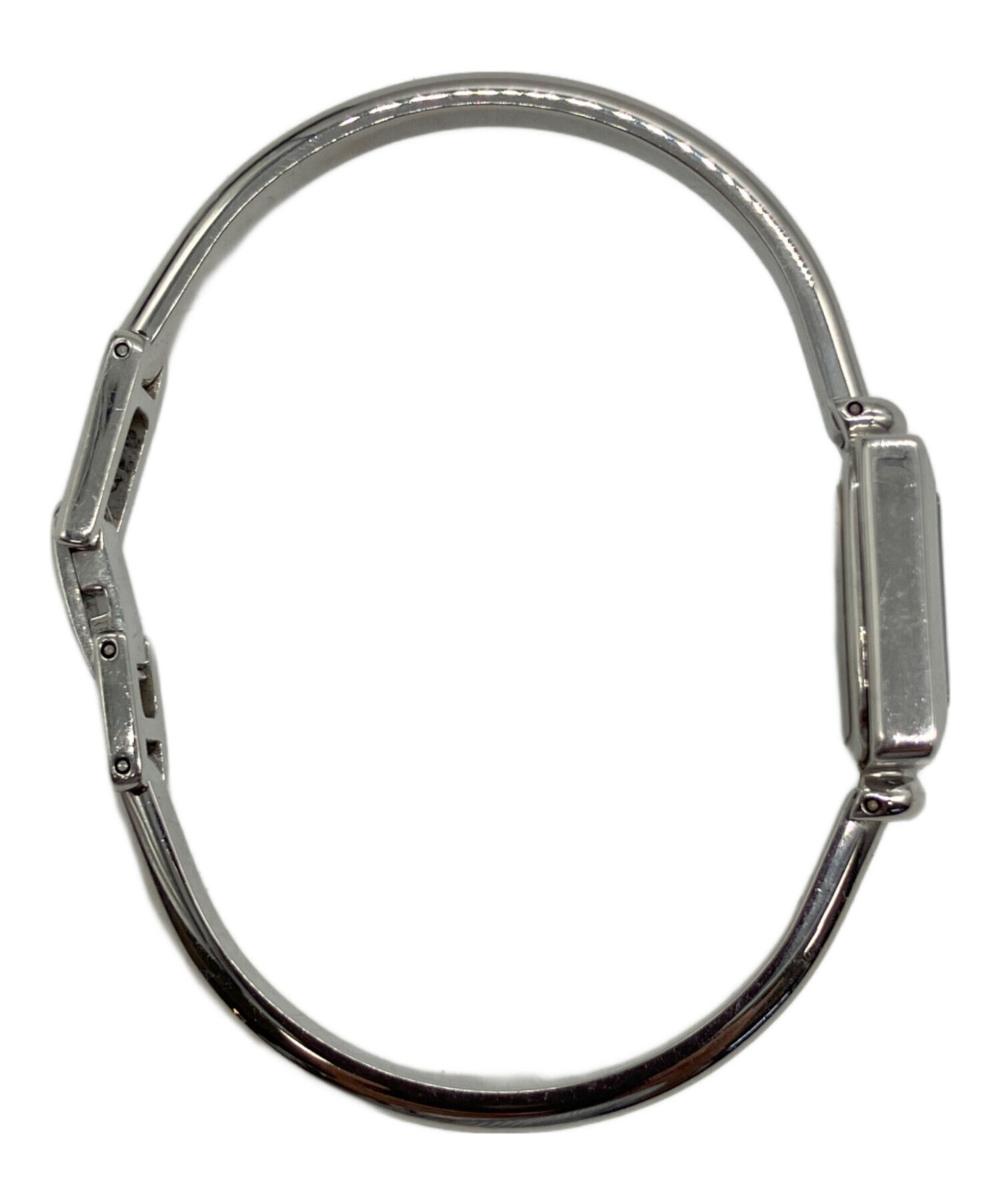 グッチ バングルウォッチ（中古） 中古・古着通販】GUCCI (グッチ) スクエアバングルウォッチ ブラック