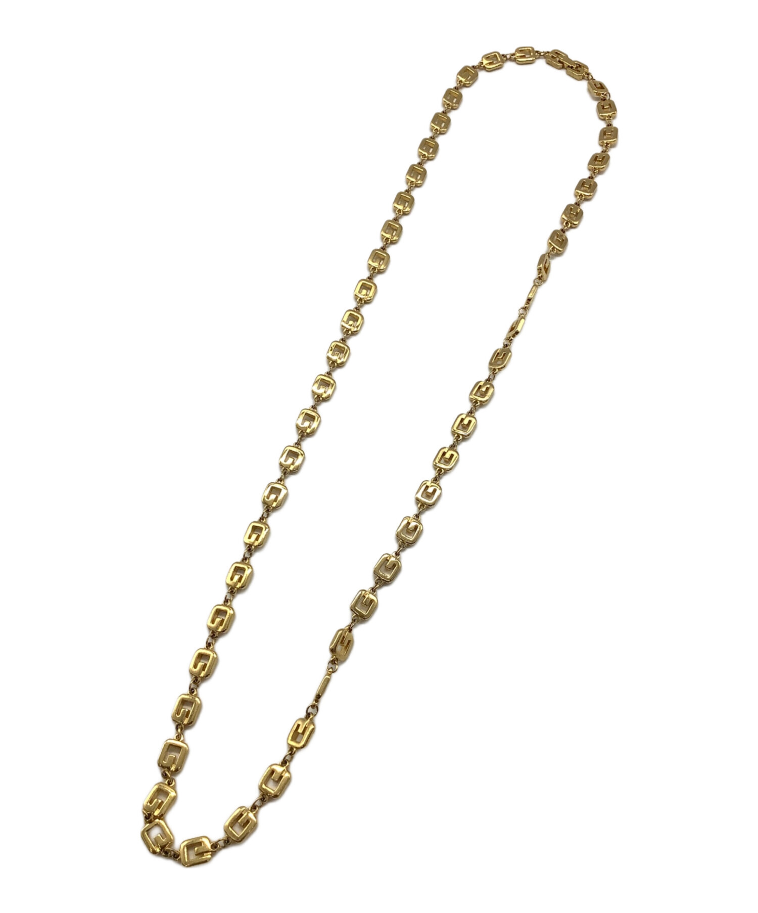 GIVENCHY ジバンシー ネックレス ゴールド ロング ロゴ Y2K 中古・古着通販】GIVENCHY (ジバンシィ) ロゴロングネックレス