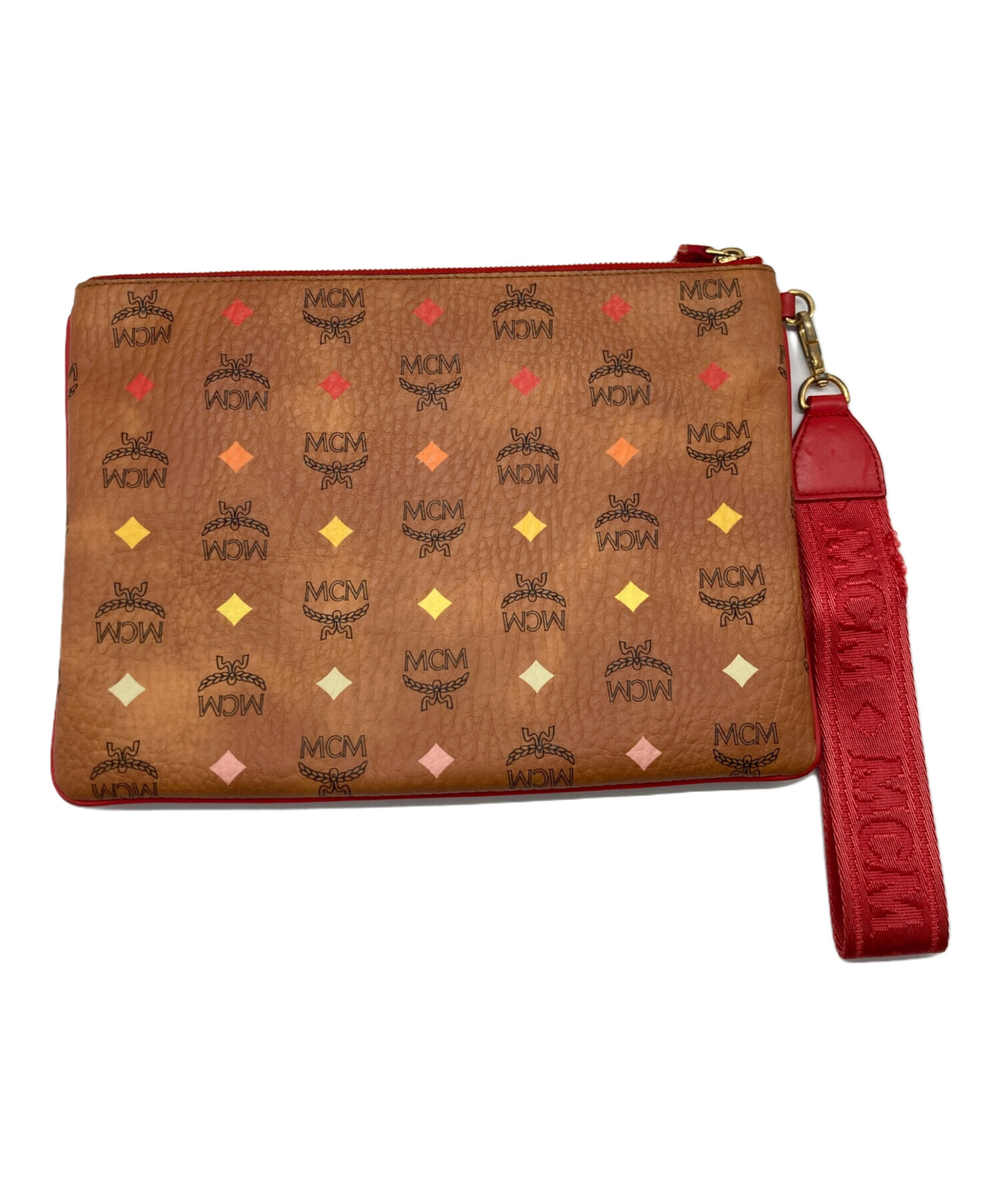 中古・古着通販】MCM (エムシーエム) クラッチバッグ ブラウン 