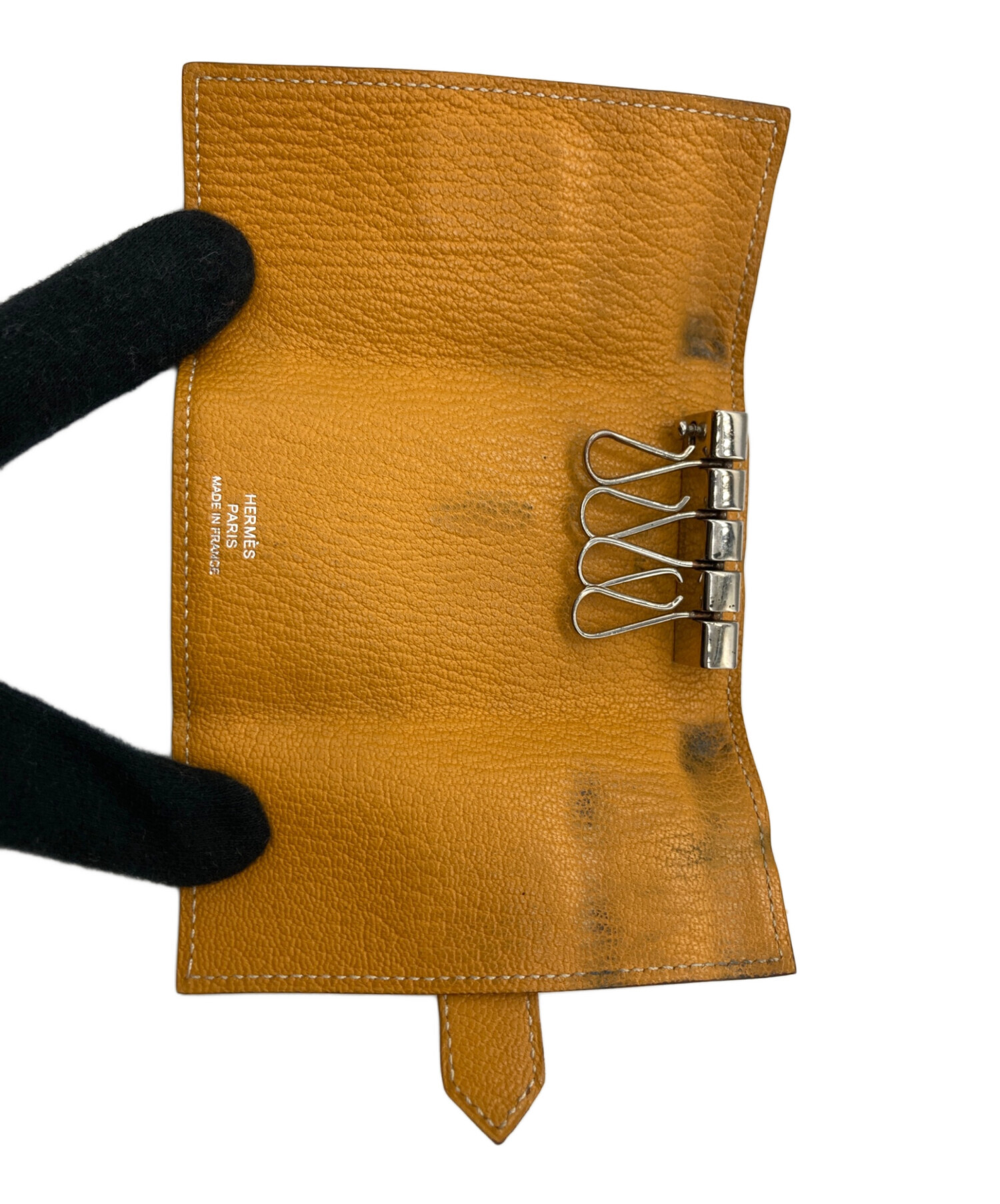 中古・古着通販】HERMES (エルメス) キーケース マスタード｜ブランド