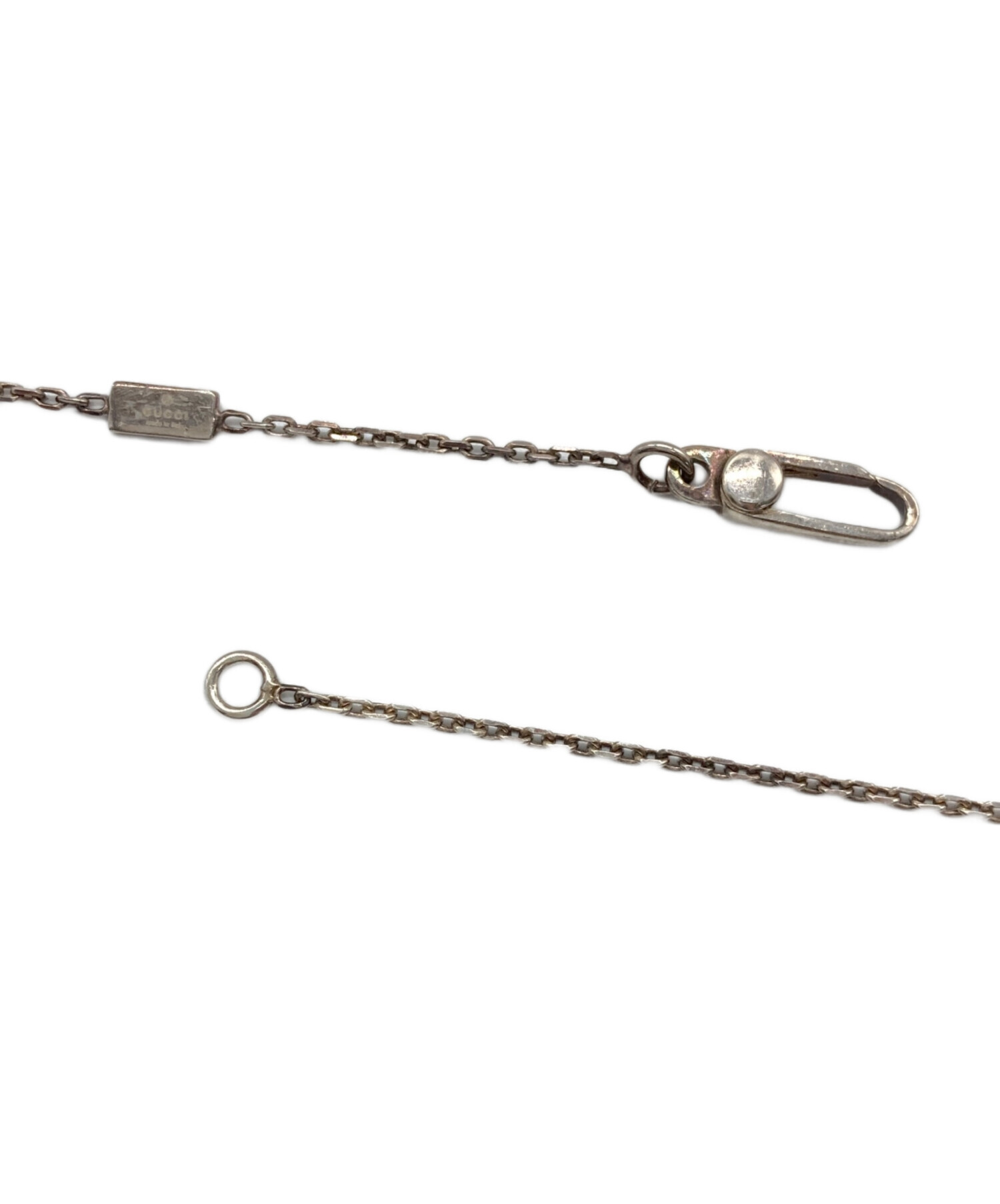 中古・古着通販】GUCCI (グッチ) シルバーネックレス｜ブランド・古着