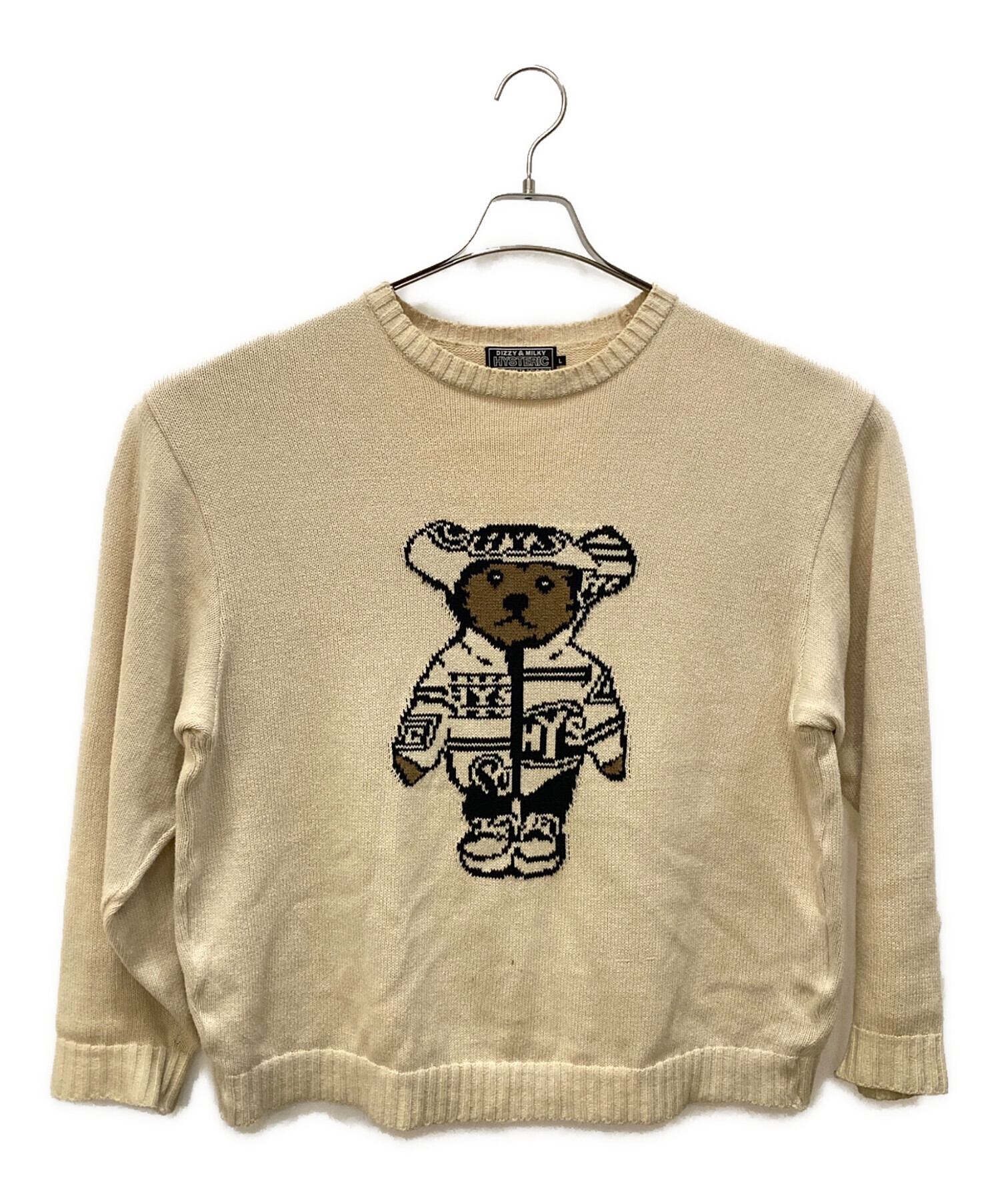 ヒステリックグラマー ガール　ニット　カーキ 中古・古着通販】Hysteric Glamour (ヒステリックグラマー) 薄手ニット