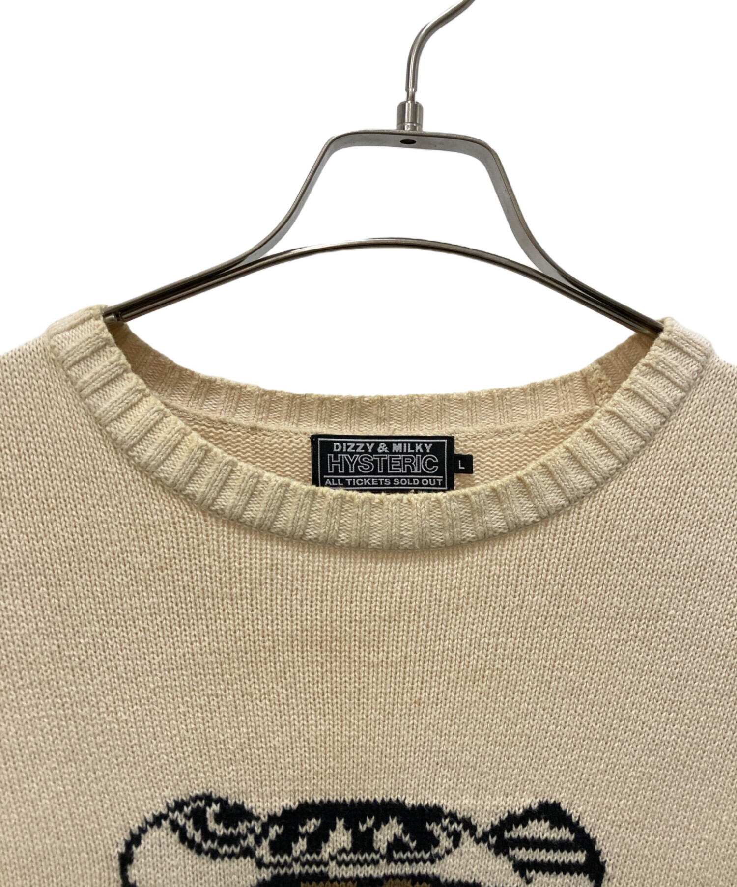 中古・古着通販】Hysteric Glamour (ヒステリックグラマー) 薄手ニット 中古・古着通販】Hysteric Glamour (ヒステリックグラマー) 薄手ニット