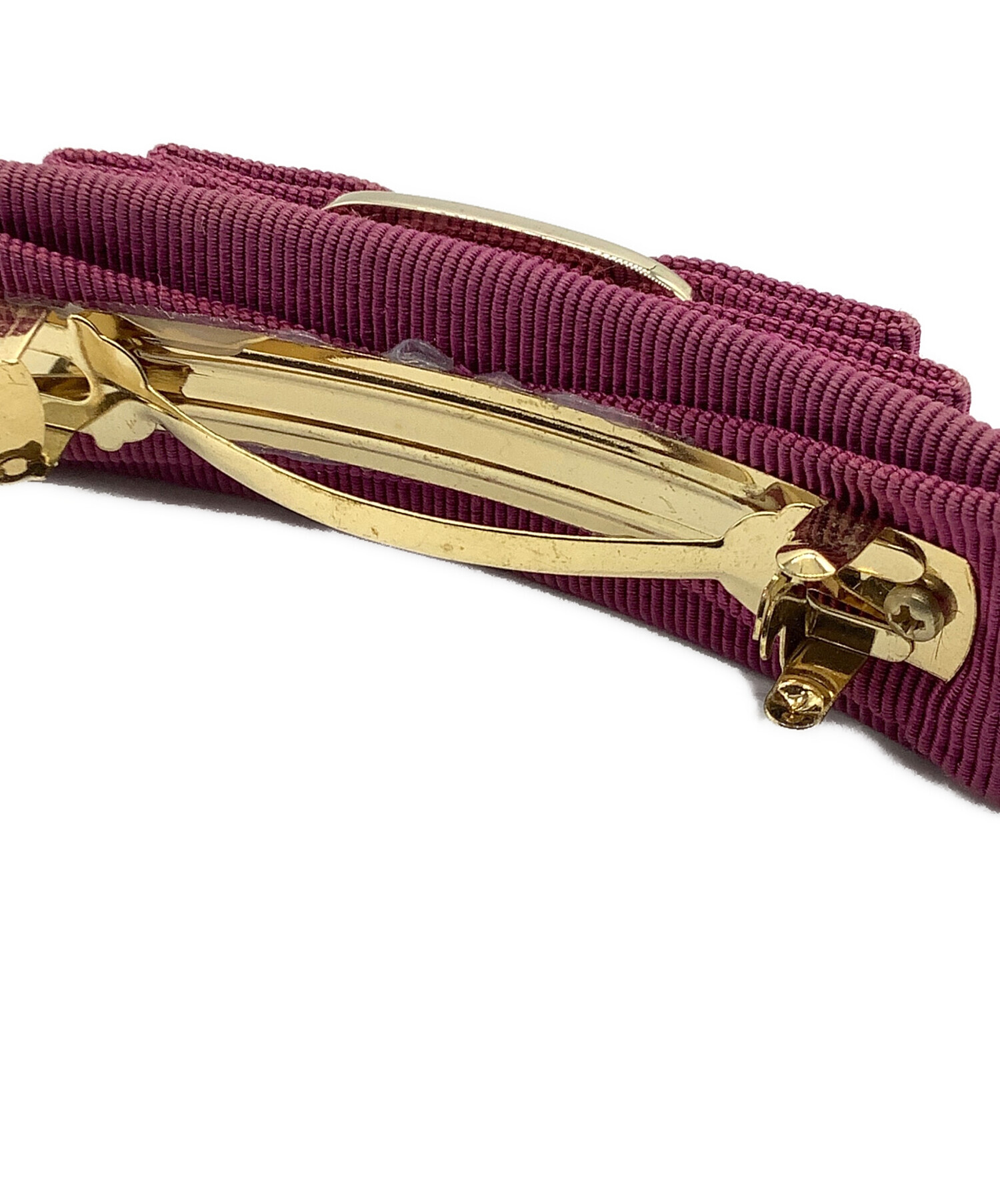 中古・古着通販】Ferragamo (フェラガモ) バレッタ パープル｜ブランド