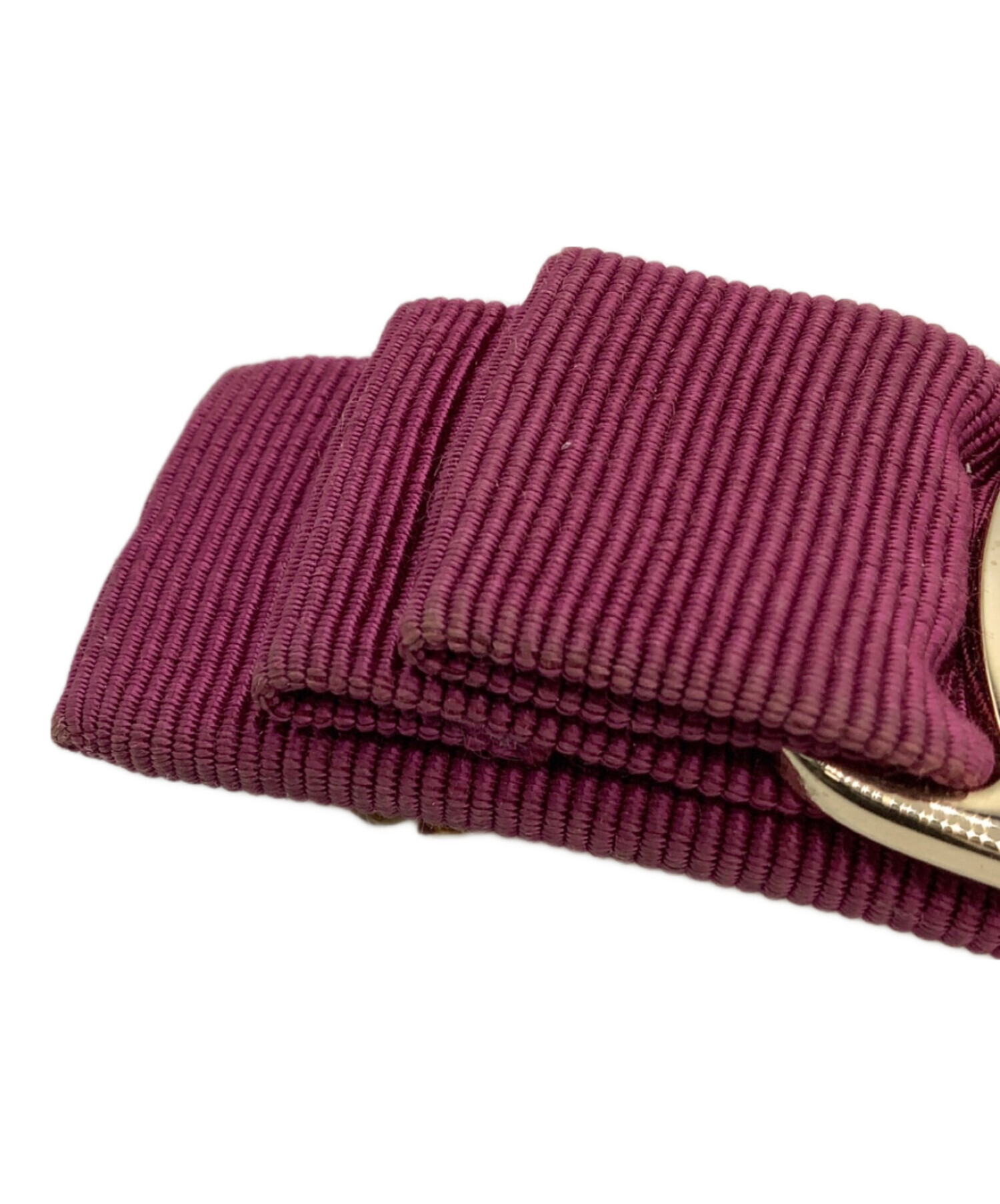 中古・古着通販】Ferragamo (フェラガモ) バレッタ パープル｜ブランド