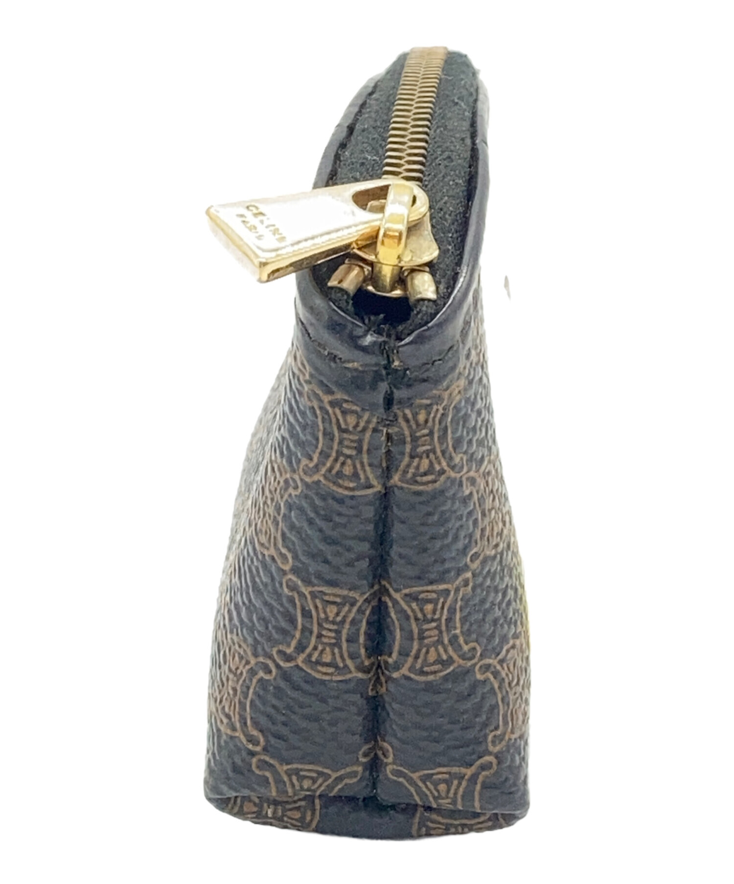 中古・古着通販】CELINE (セリーヌ) ミニポーチ ブラウン×ブラック 