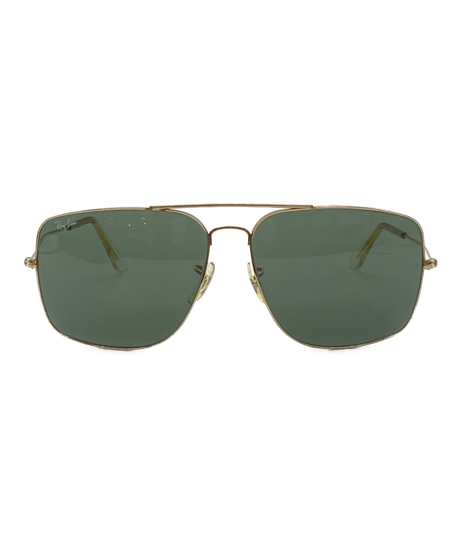 中古・古着通販】RAY-BAN (レイバン) サングラス ブラック×ゴールド 