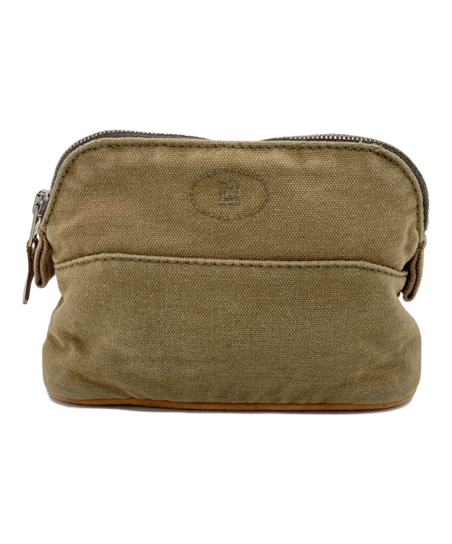 中古・古着通販】HERMES (エルメス) ボリードポーチミニミニ カーキ