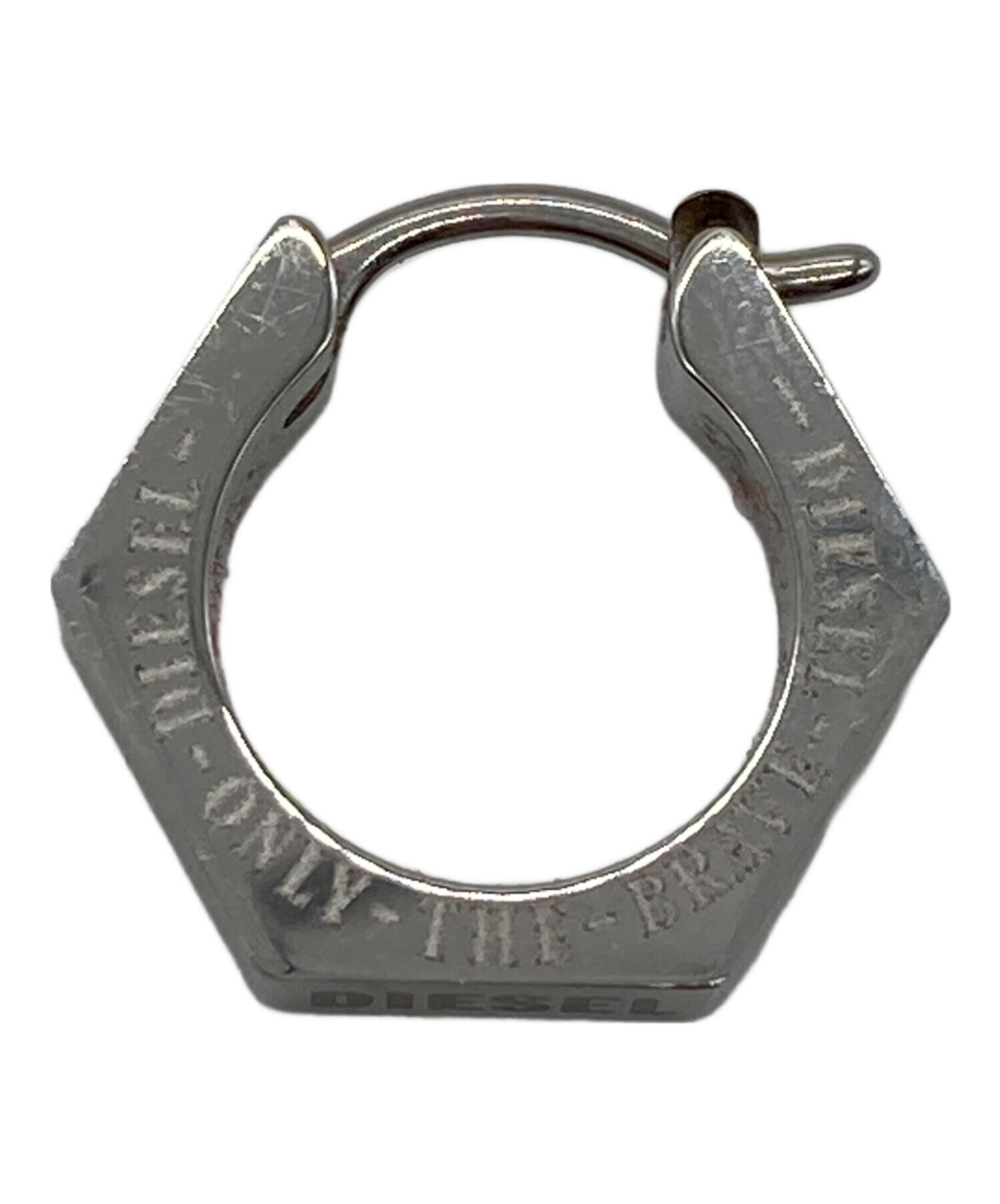 DIESELフープピアス 中古・古着通販】DIESEL (ディーゼル) フープピアス｜ブランド・古着