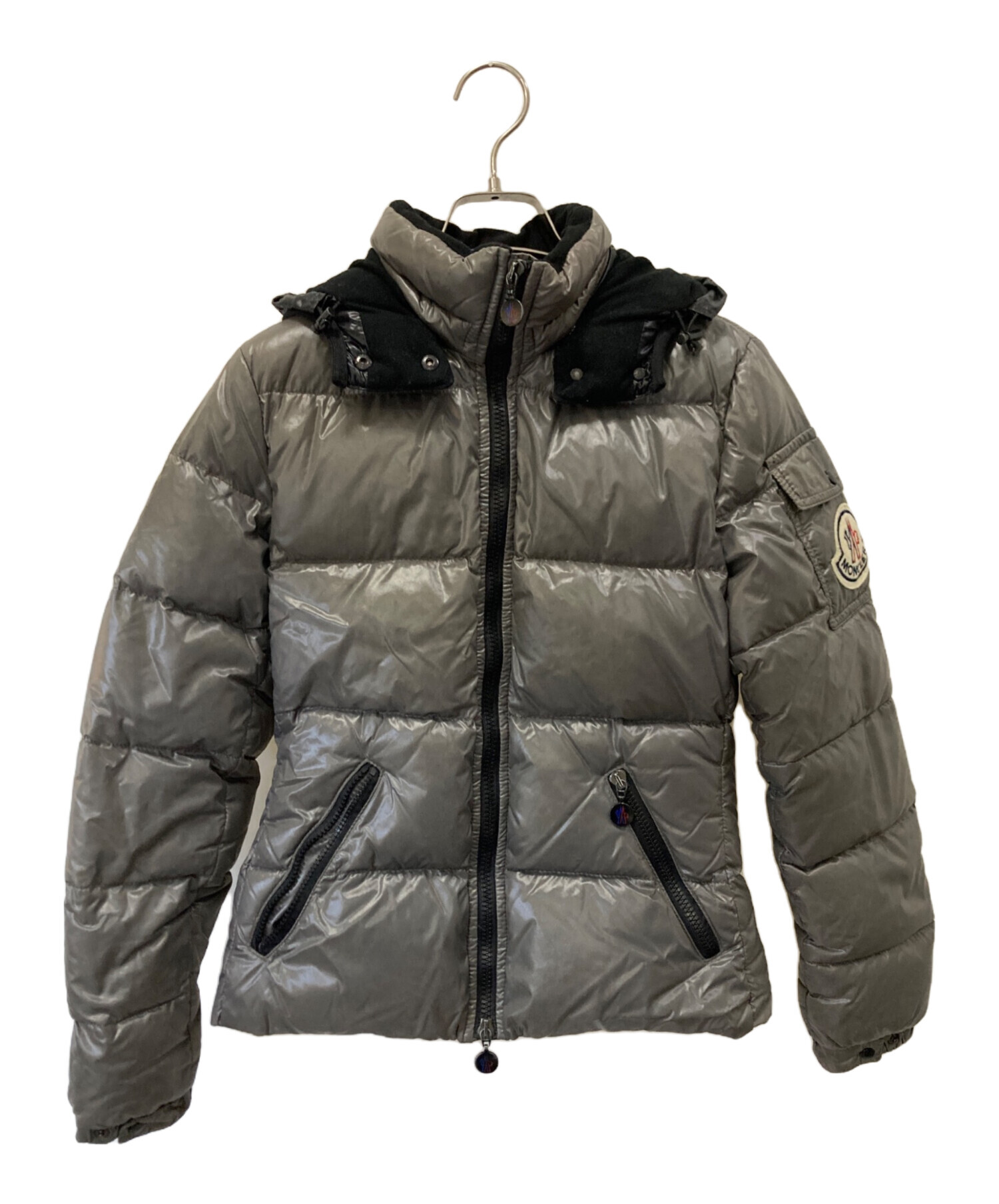 モンクレール　ダウンジャケット　グレー　80cm 中古・古着通販】MONCLER (モンクレール) ダウンジャケット グレー