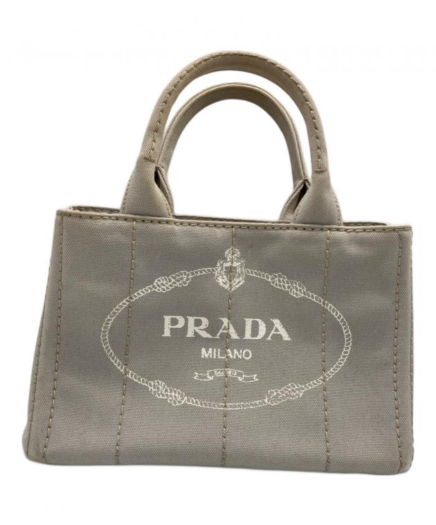 中古・古着通販】PRADA (プラダ) ハンドバッグ グレー｜ブランド・古着