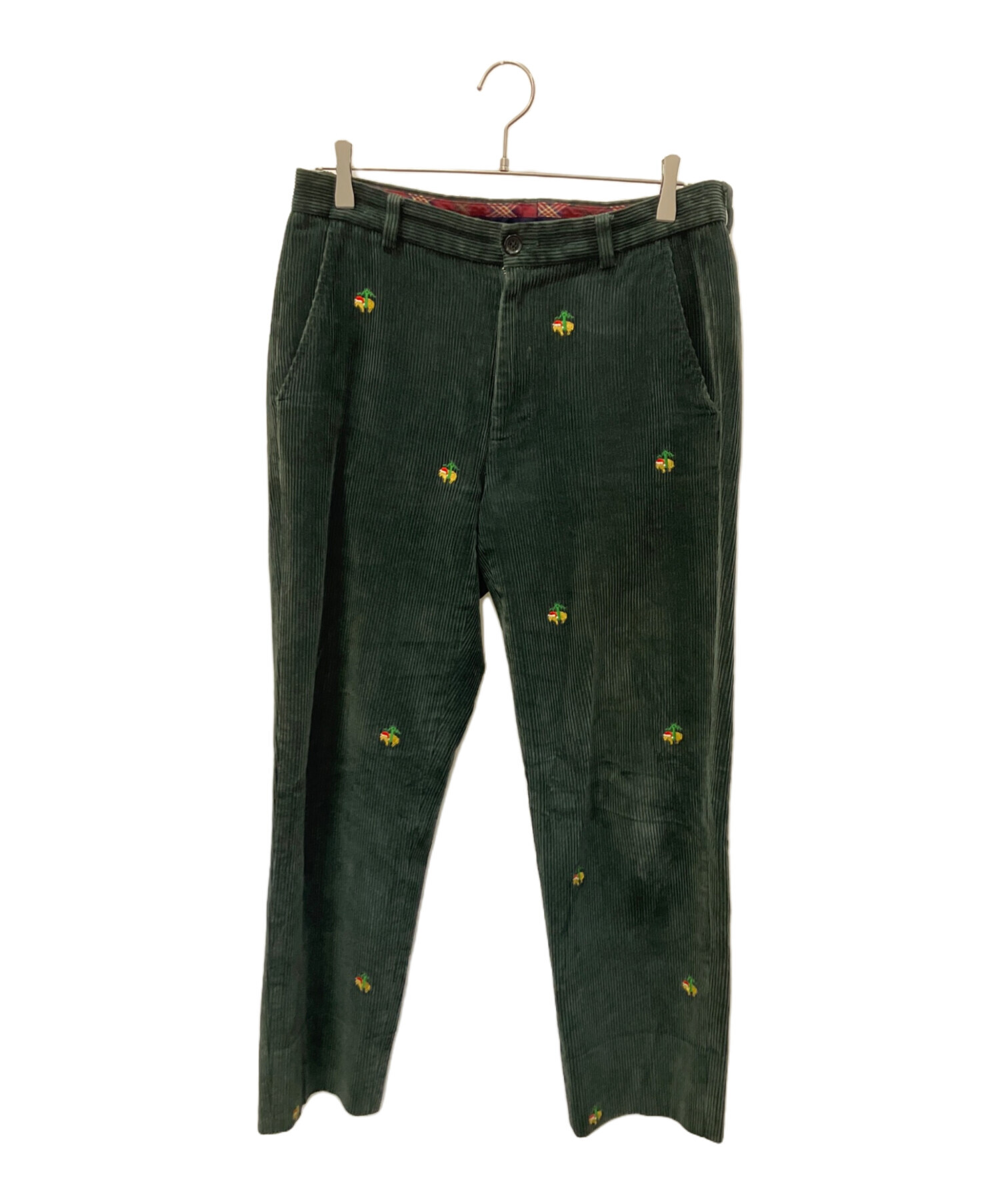 80s ブルックスブラザーズ コーデュロイパンツ USA製 35×29 オリーブ 中古・古着通販】BROOKS BROTHERS (ブルックスブラザーズ