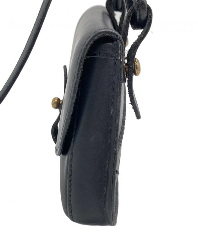 中古・古着通販】GHURKA (グルカ) レザーポーチ ブラック｜ブランド