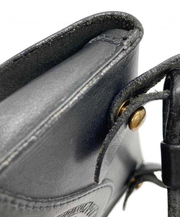 中古・古着通販】GHURKA (グルカ) レザーポーチ ブラック｜ブランド