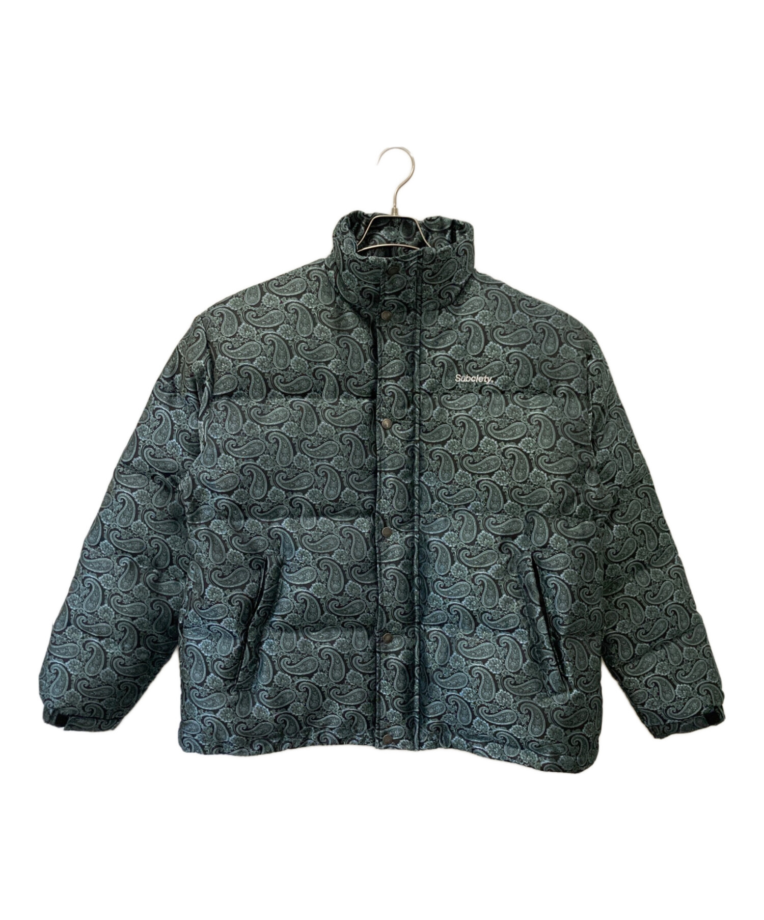 中古・古着通販】SUBCIETY (サブサエティ) ダウンジャケット グリーン 