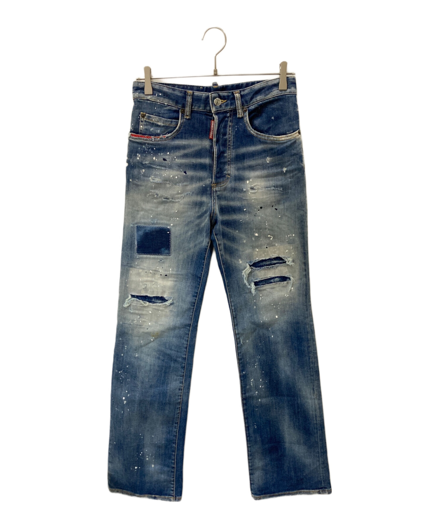 中古・古着通販】DSQUARED2 (ディースクエアード) デニムパンツ ブルー