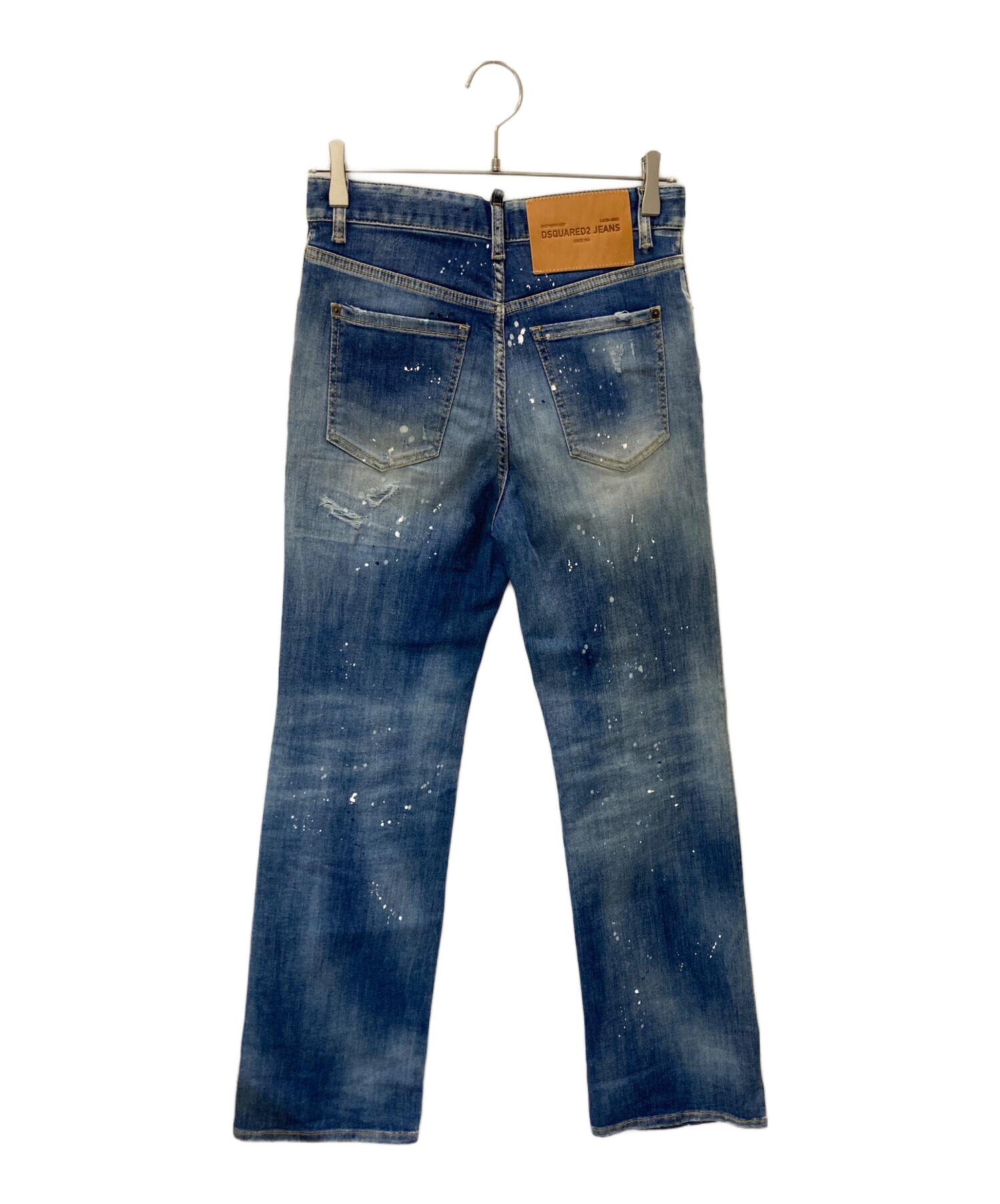 ディースクエアード デニム パンツ XS 34 ストレッチ ダメージ