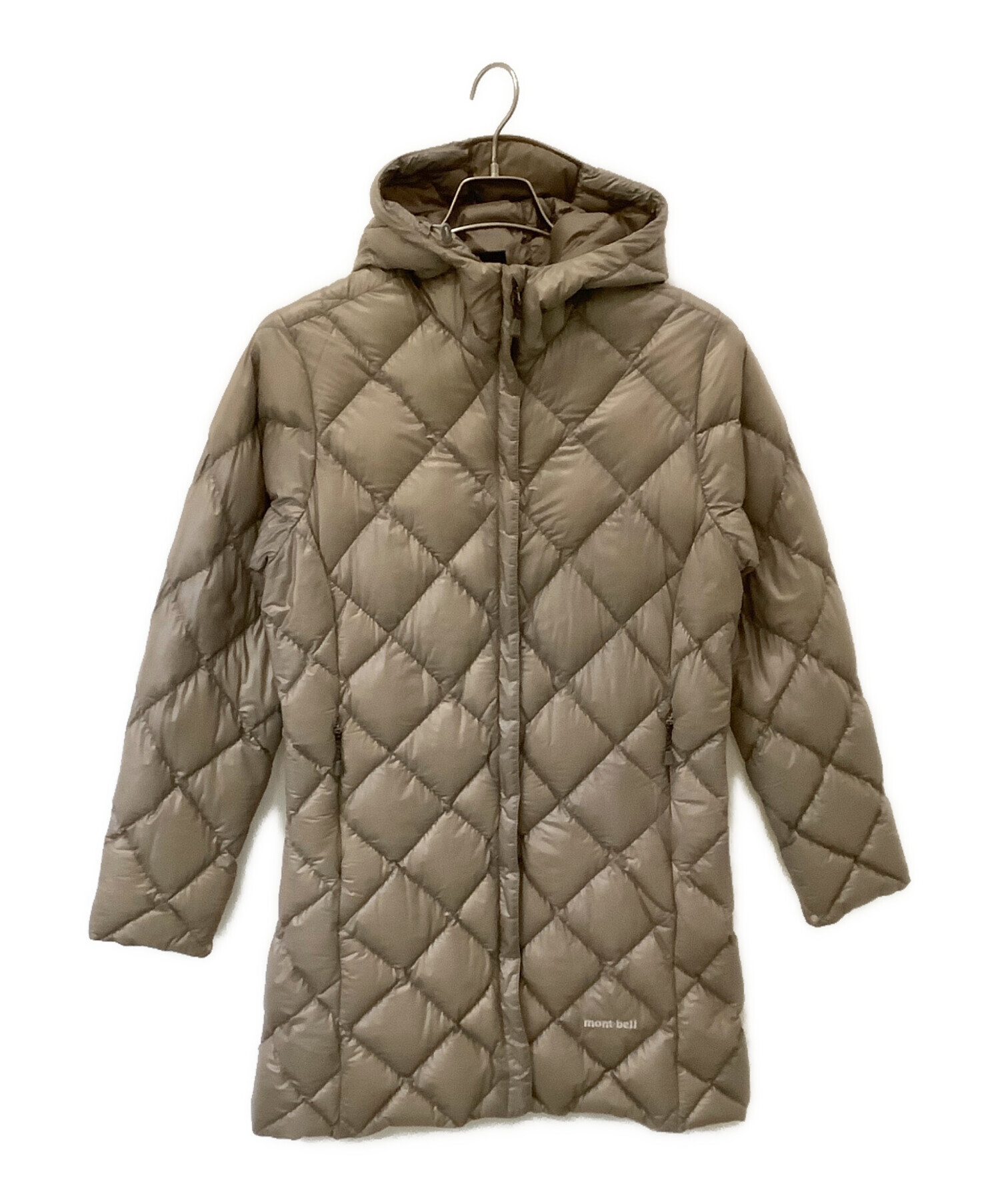 美品モンベル800FPスペリオダウントラベルコートWomen'sMベージュ mont-bell スペリオダウントラベルコート ベージュ系 Mサイズモンベル