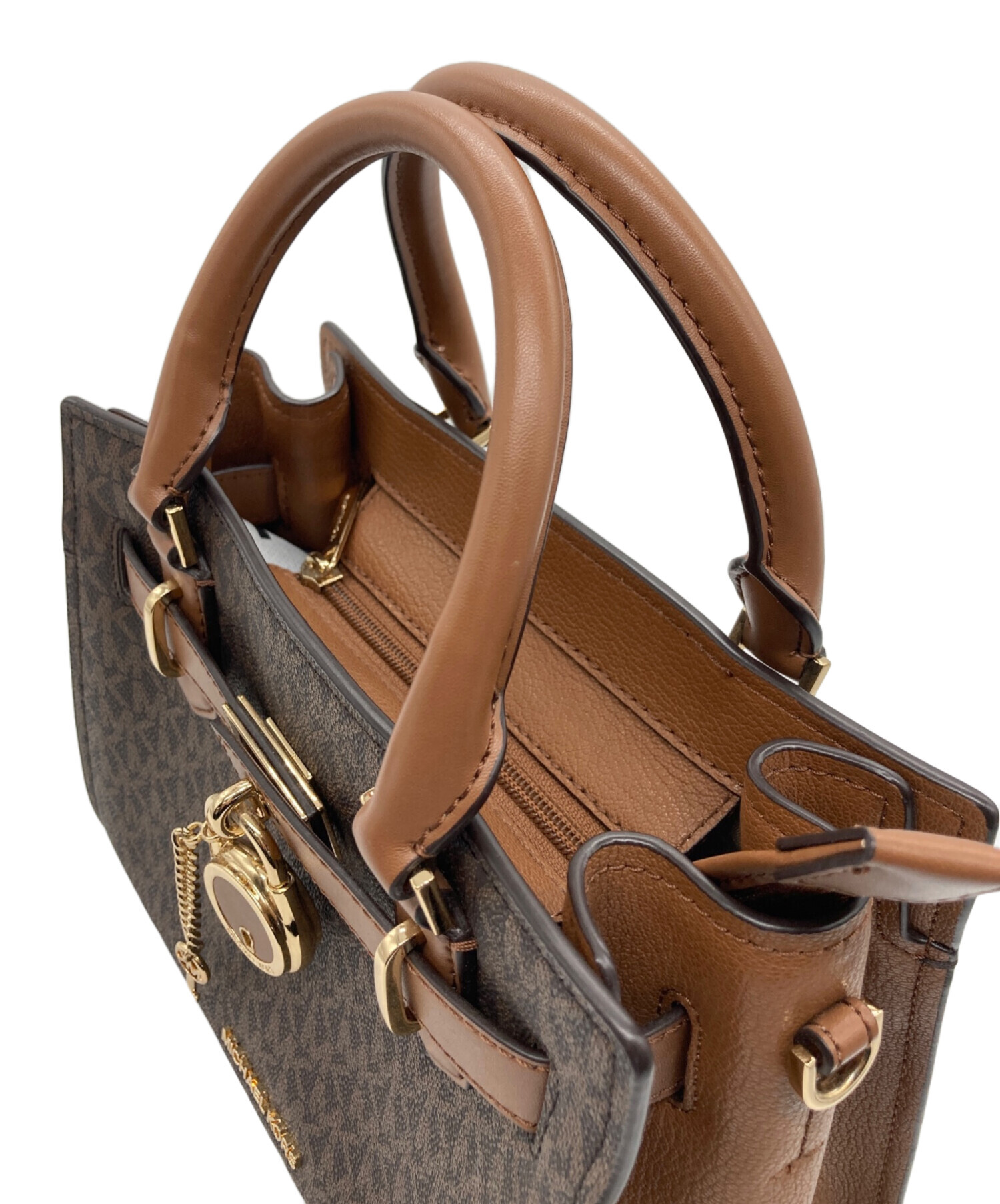 【未使用】マイケルコース　ブラウン　2WAY ハンドバッグ 中古・古着通販】MICHAEL KORS (マイケル・コース) 2WAYショルダー