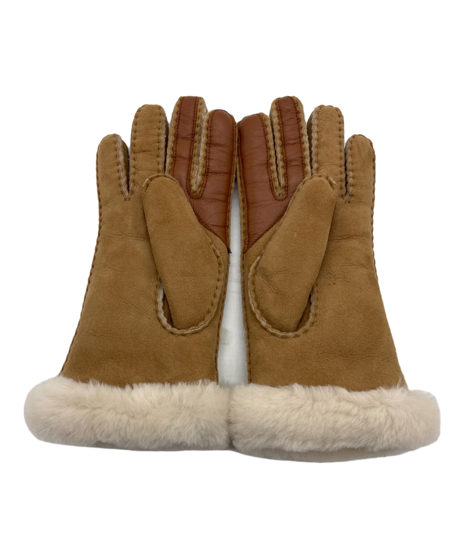 中古・古着通販】UGG (アグ) シームドテックグローブ キャメル サイズ
