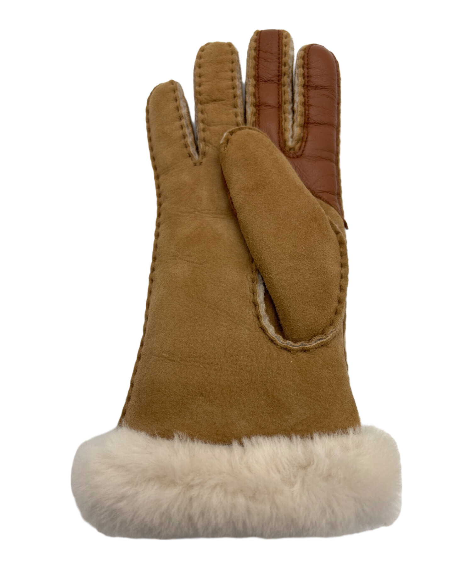 中古・古着通販】UGG (アグ) シームドテックグローブ キャメル サイズ