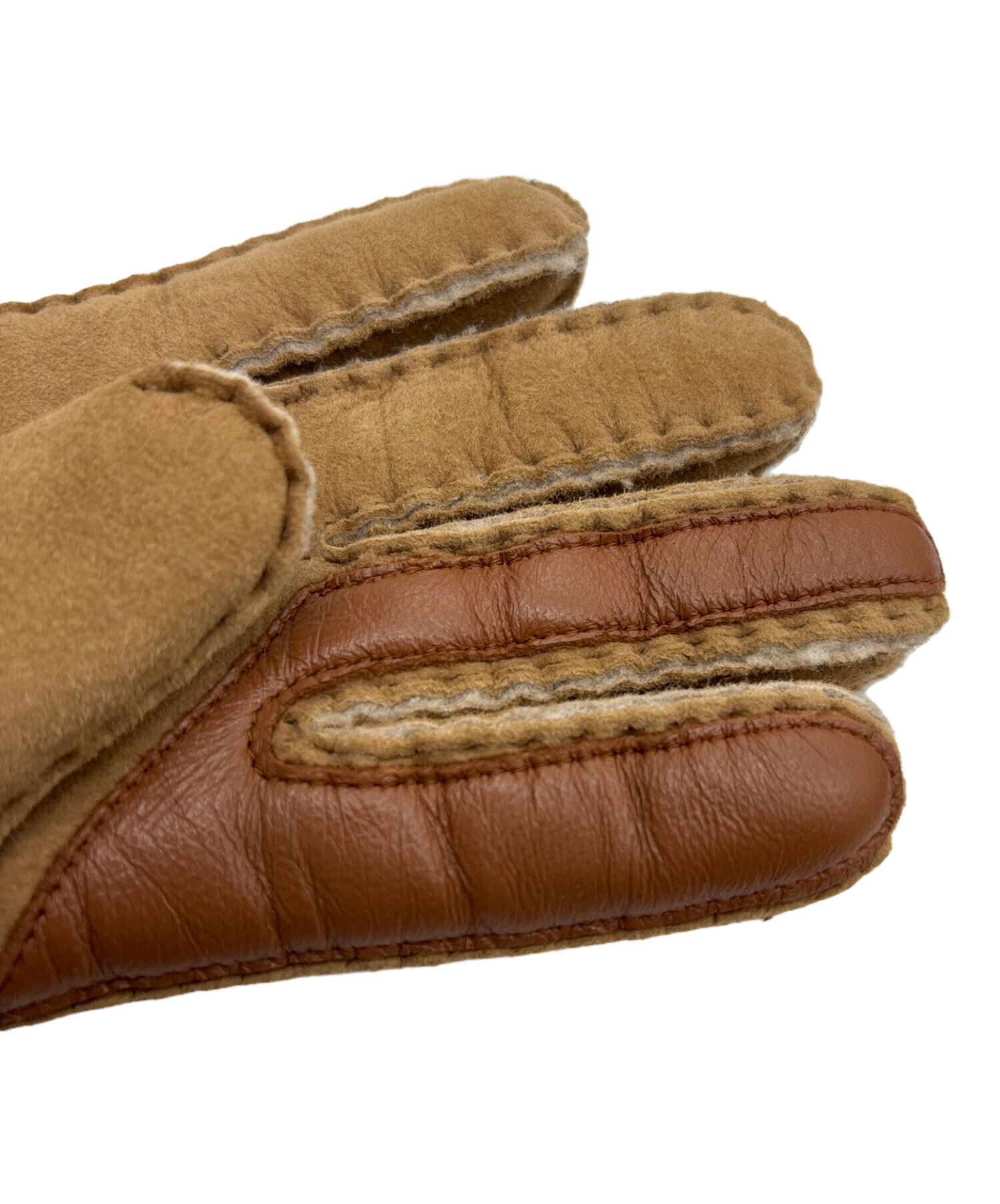 中古・古着通販】UGG (アグ) シームドテックグローブ キャメル サイズ