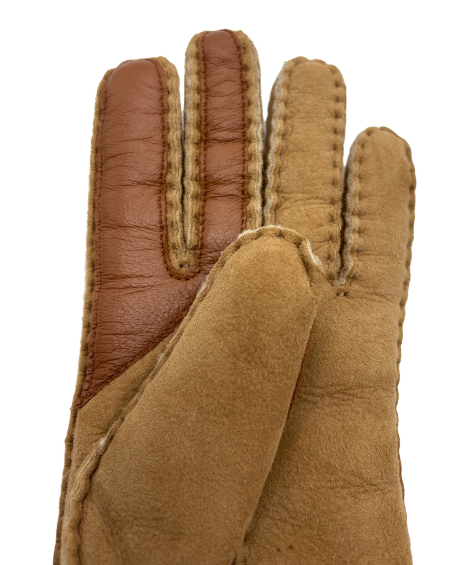 中古・古着通販】UGG (アグ) シームドテックグローブ キャメル サイズ