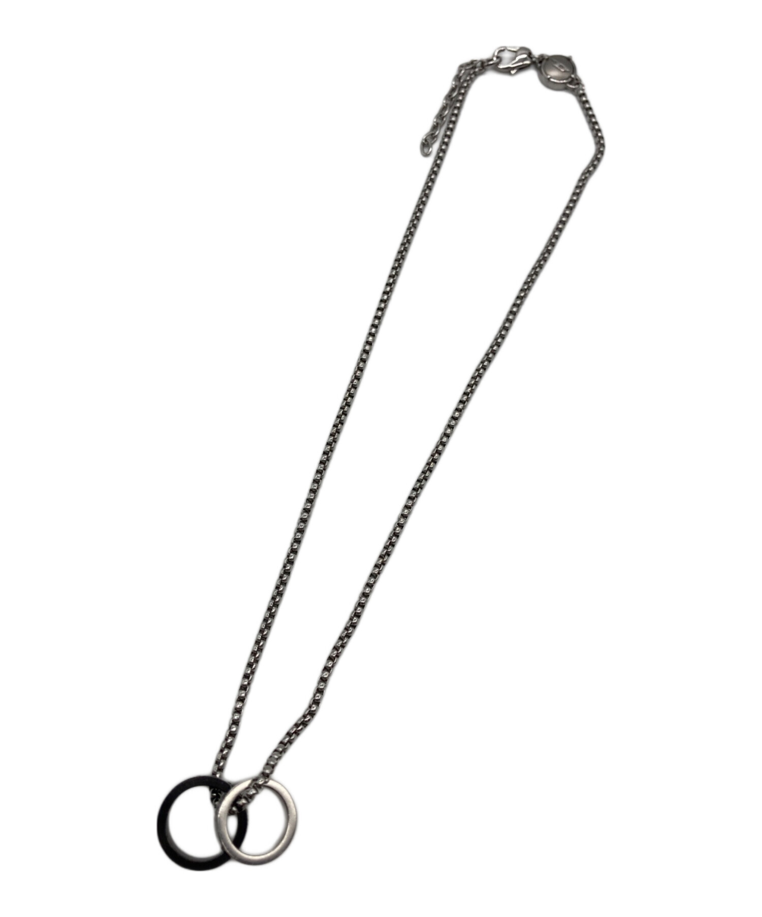 中古・古着通販】DIESEL (ディーゼル) ダブルリングネックレス