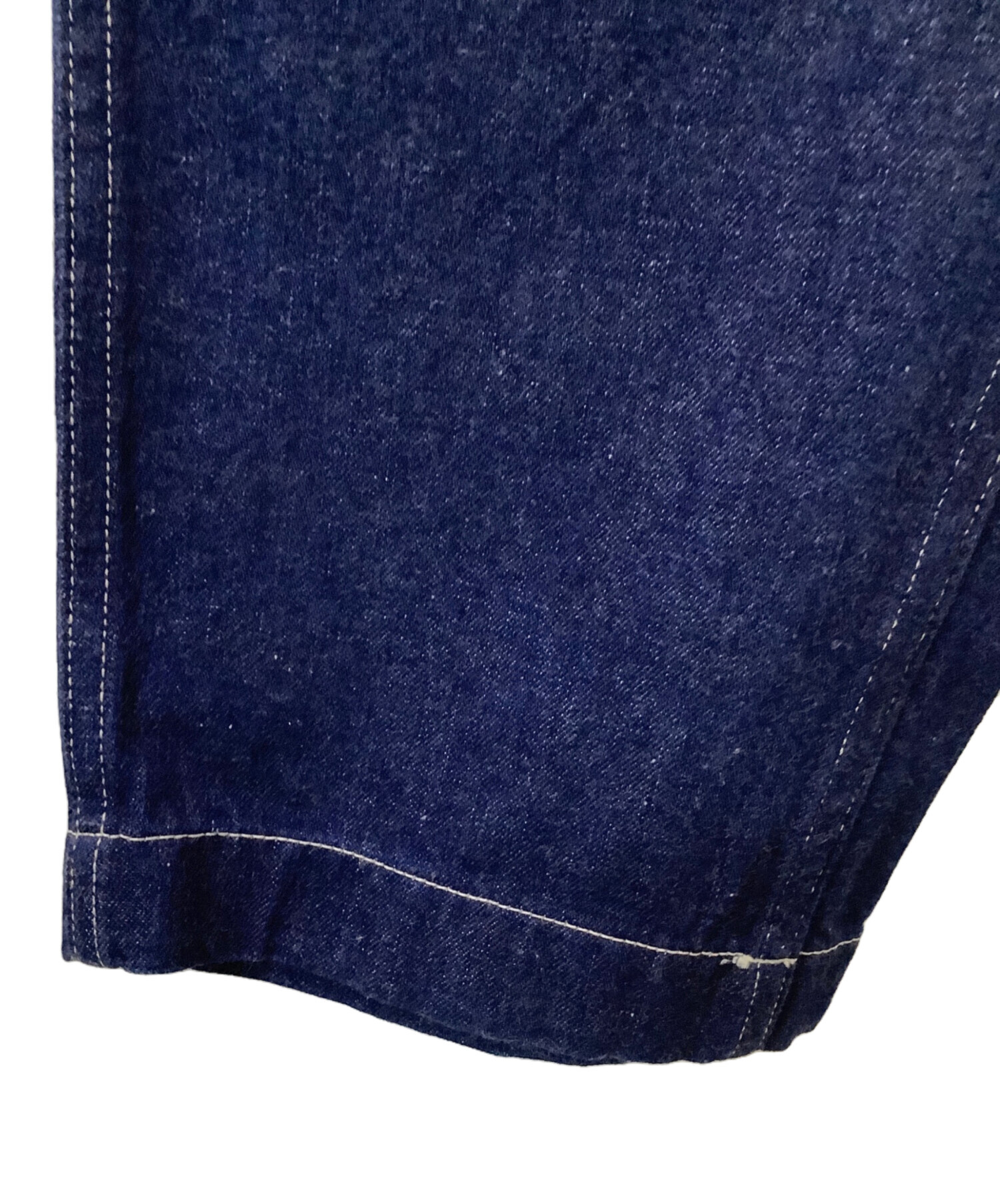 中古・古着通販】COMOLI (コモリ) ベルテッドデニムパンツ インディゴ