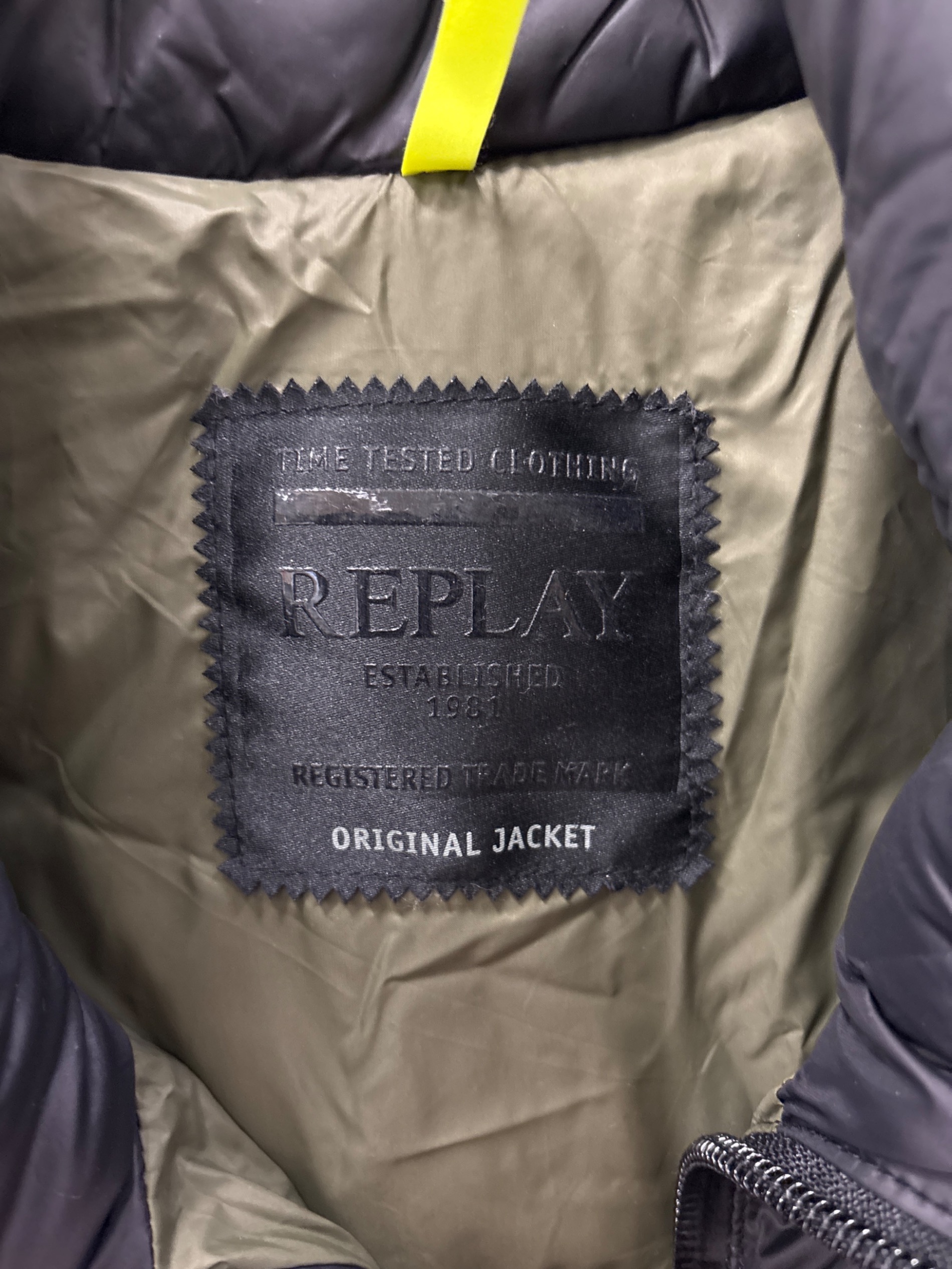 中古・古着通販】REPLAY (リプレイ) ダウンジャケット ブラック サイズ 