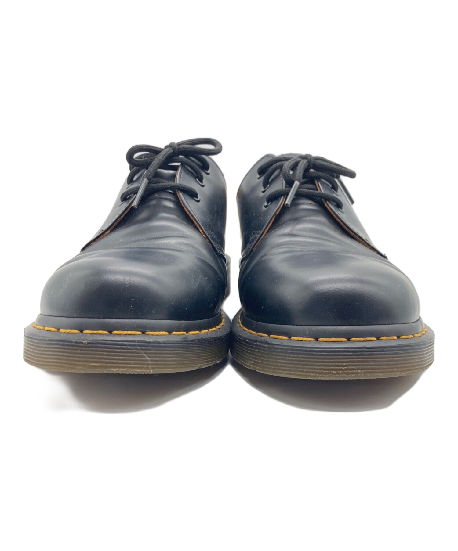 3ホール Dr.Martens（ドクターマーチン） 箱無し UK3 3ホール ドクターマーチン Martens Dr. 1461 イエロー ブラック Z 靴