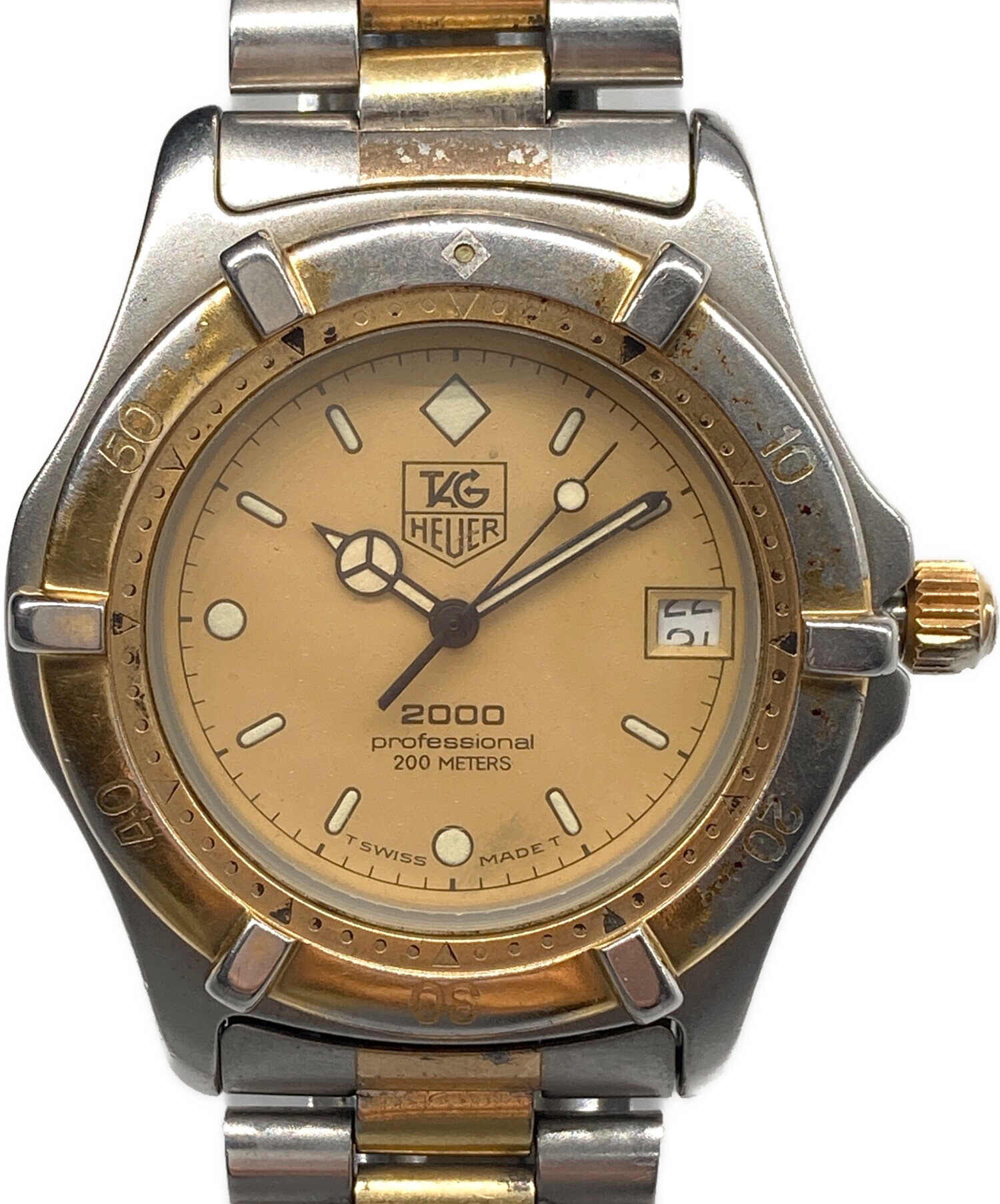 中古・古着通販】TAG Heuer (タグホイヤー) リストウォッチ ゴールド