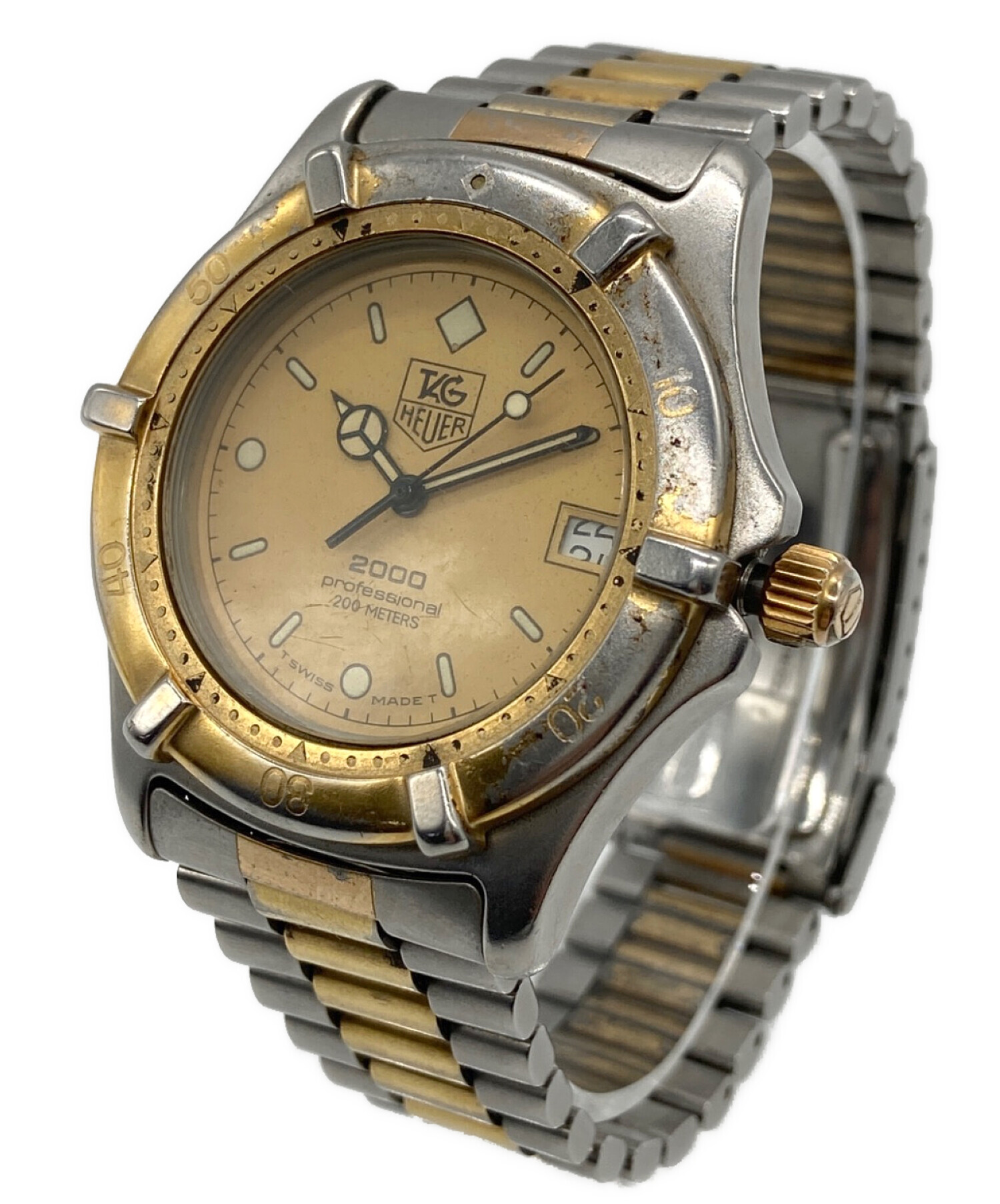 中古・古着通販】TAG Heuer (タグホイヤー) リストウォッチ ゴールド