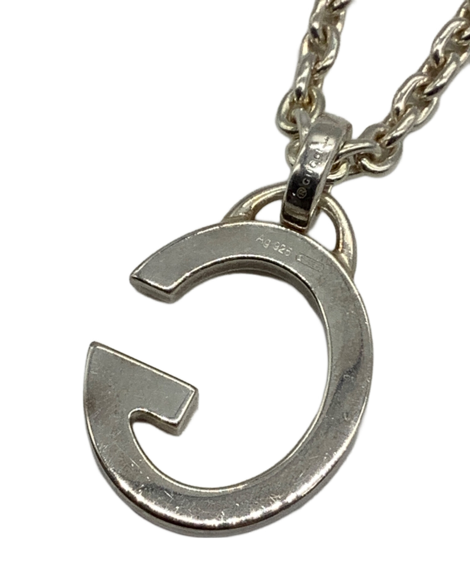 中古・古着通販】GUCCI (グッチ) シルバーネックレス｜ブランド・古着