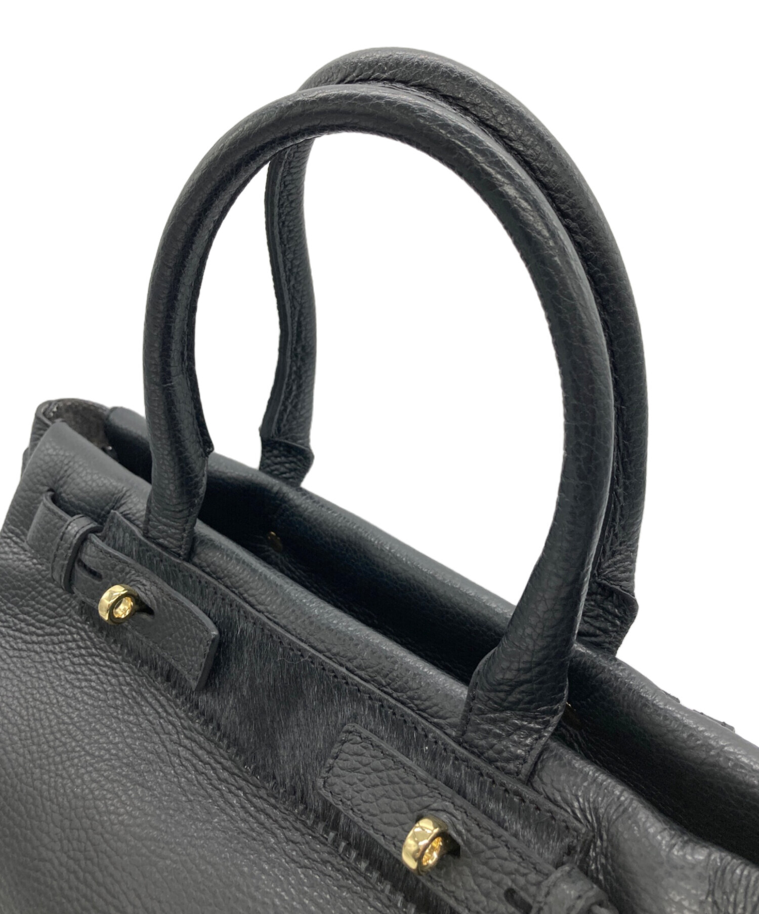 中古・古着通販】IACUCCI (イアクッチ) ハンドバッグ ブラック 