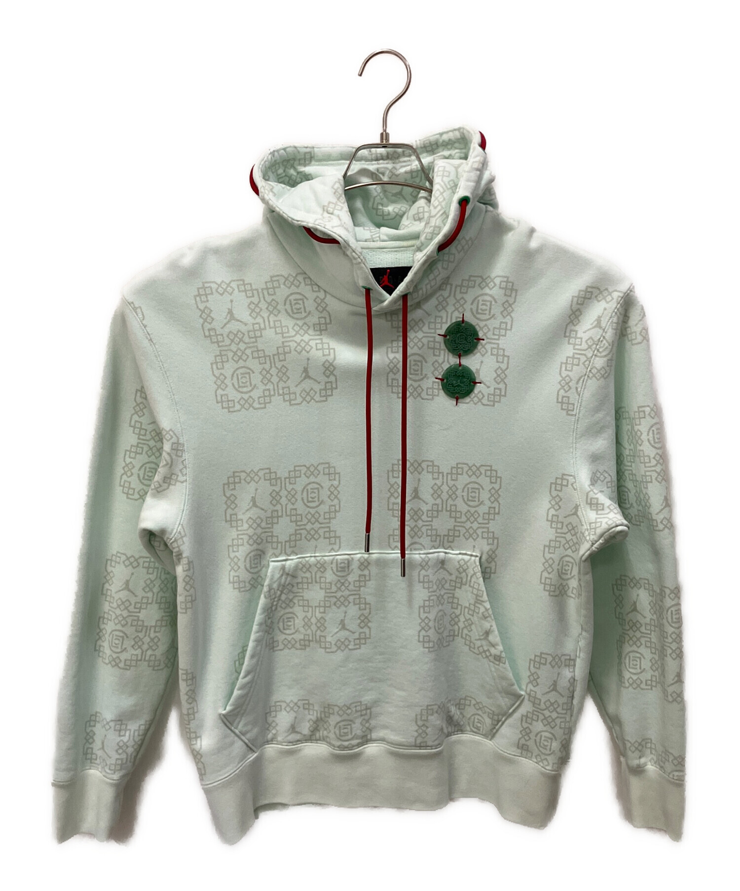 中古・古着通販】NIKE (ナイキ) プルオーバーパーカー グリーン サイズ 